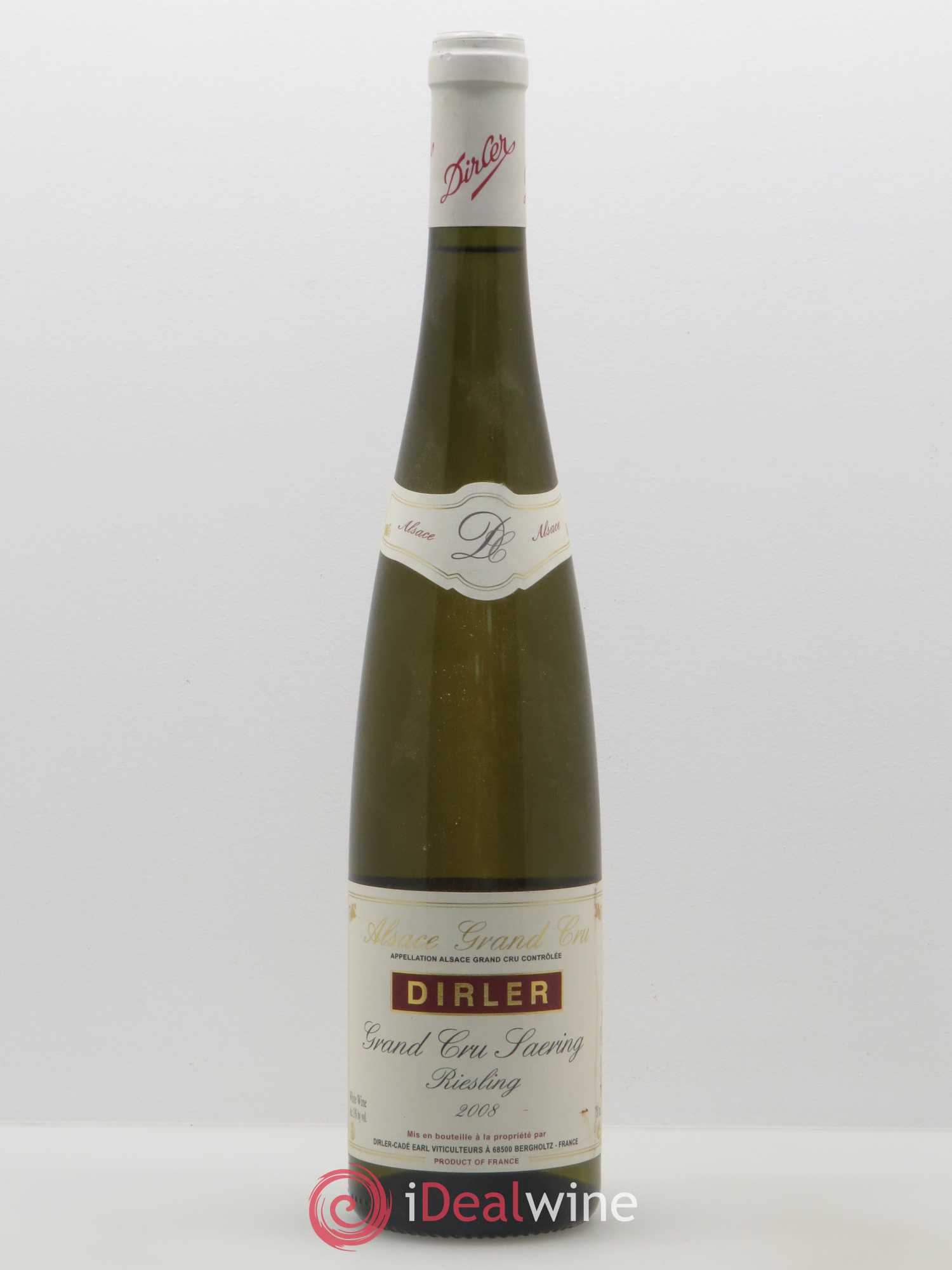 Riesling Grand Cru Saering Dirler Cade 2008 - Posten von 1 Flasche - 0