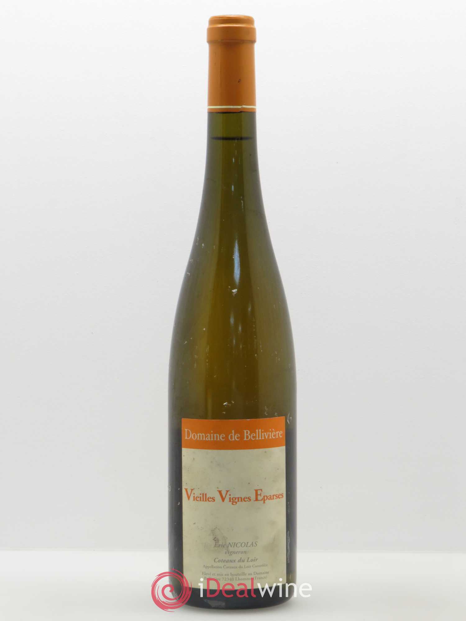 Coteaux du Loir Vieilles Vignes Eparses Domaine de Bellivière 2002 - Lot de 1 bouteille - 0