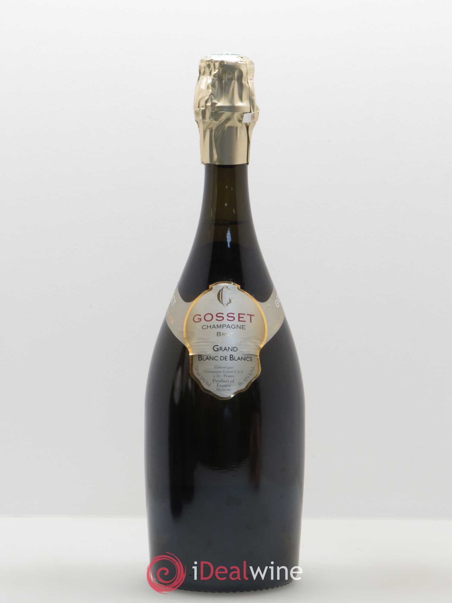 Champagne Grand Blanc de Blancs Gosset - Posten von 1 Flasche - 0