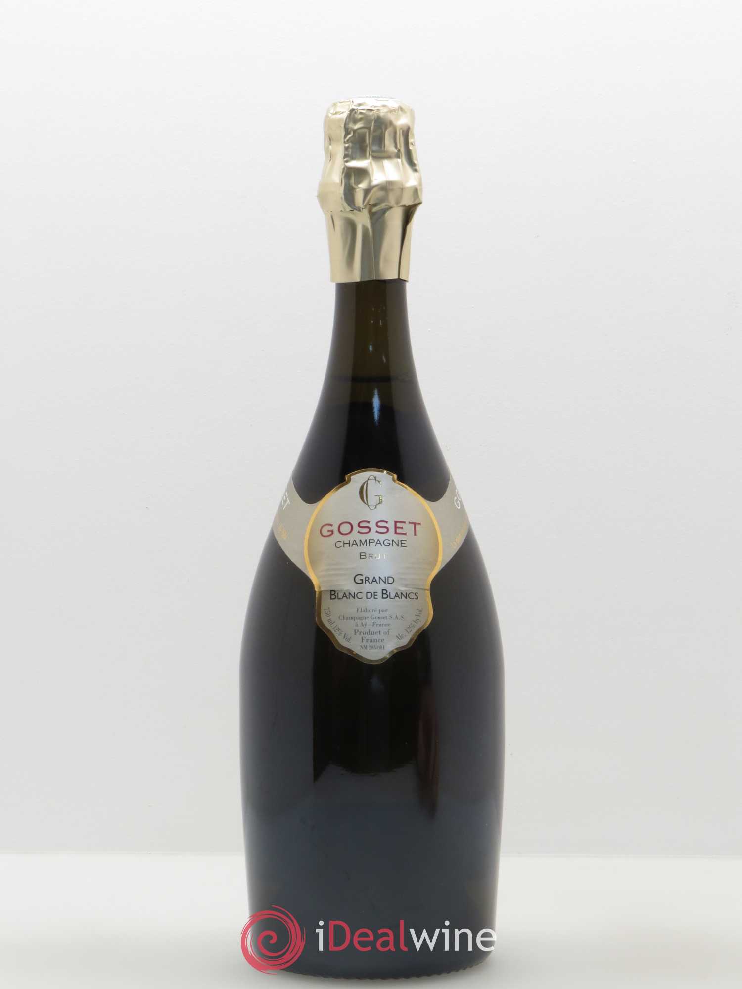 Champagne Grand Blanc de Blancs Gosset - Posten von 1 Flasche - 0