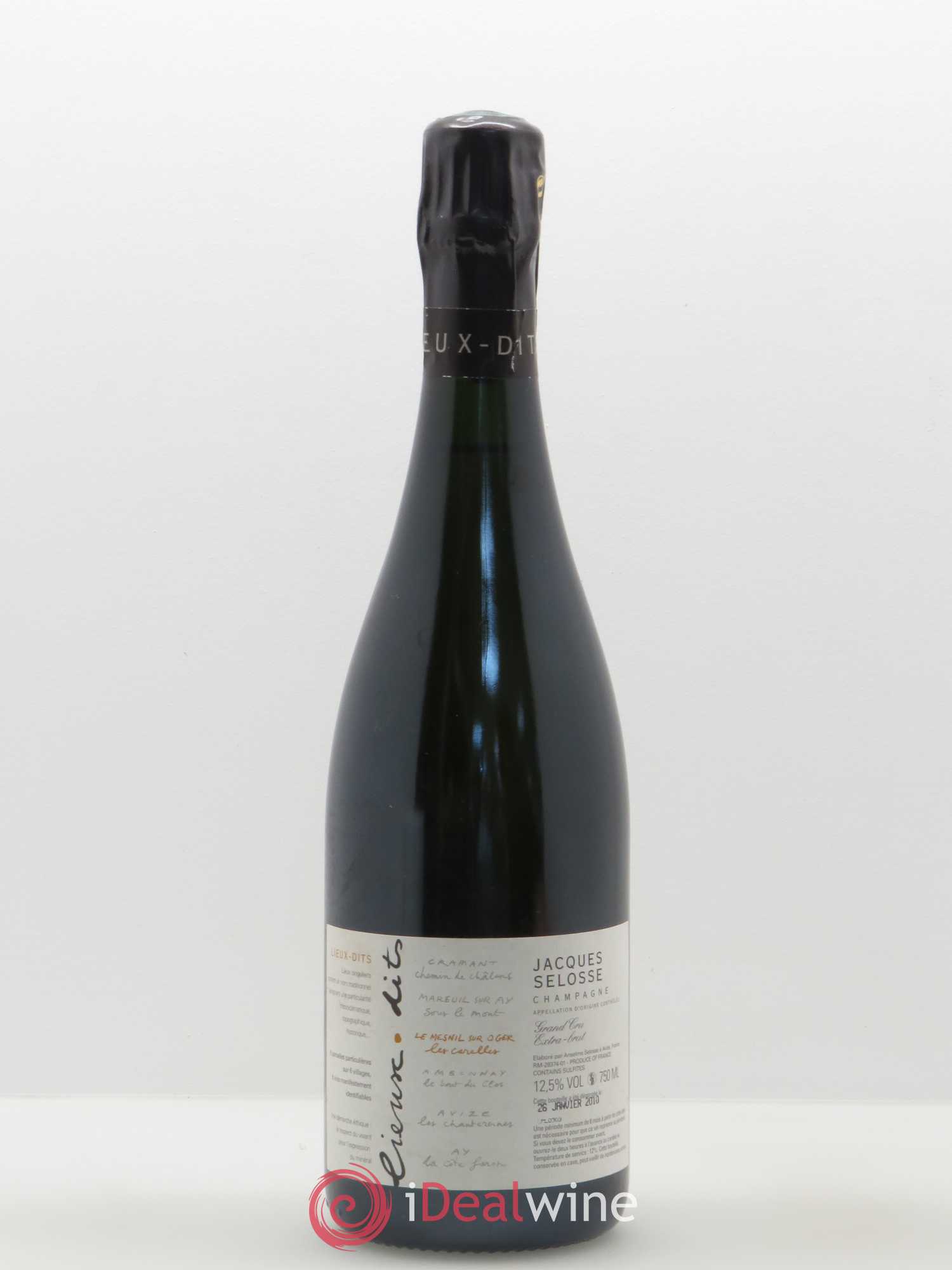 Les Carelles Blanc de Blancs Jacques Selosse - Lot de 1 bouteille - 0