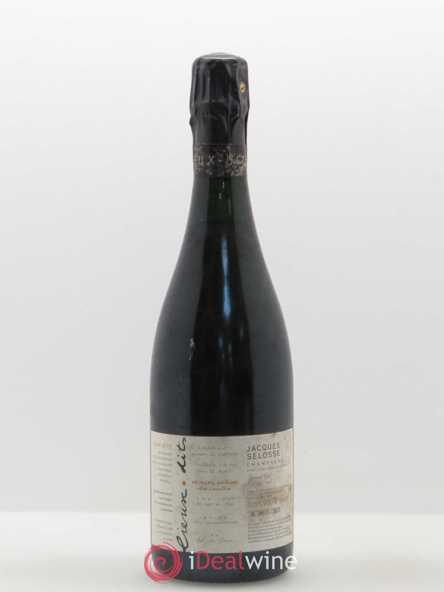 Les Carelles Blanc de Blancs Jacques Selosse - Lot de 1 bouteille - 0