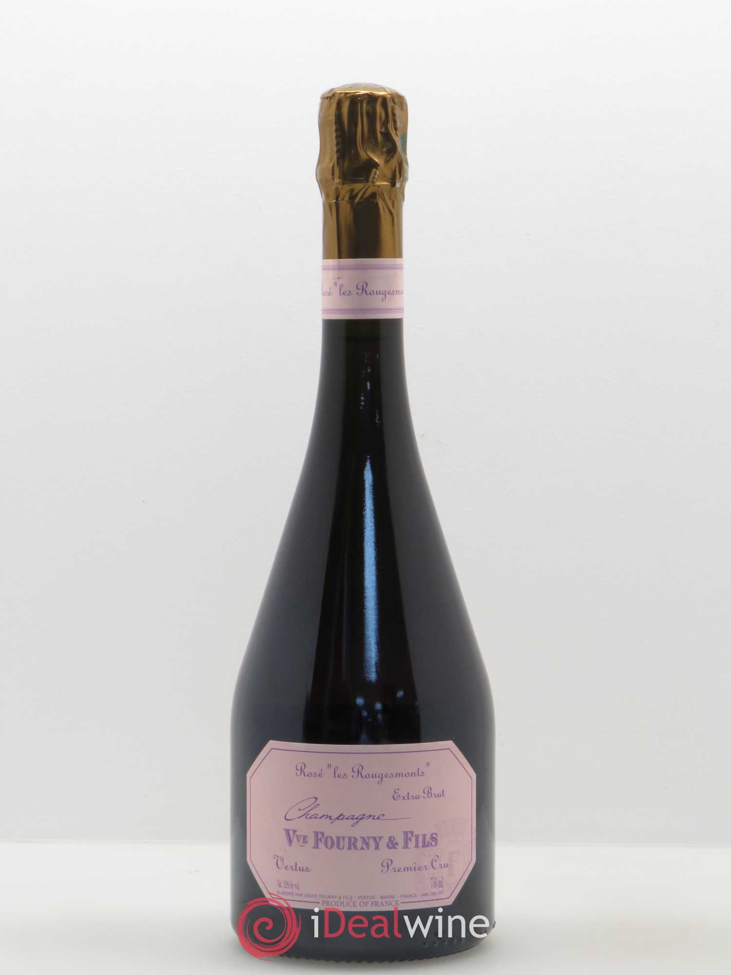 Champagne - Cuvée Rougemonts Veuve Fourny - Lot de 1 bouteille - 0