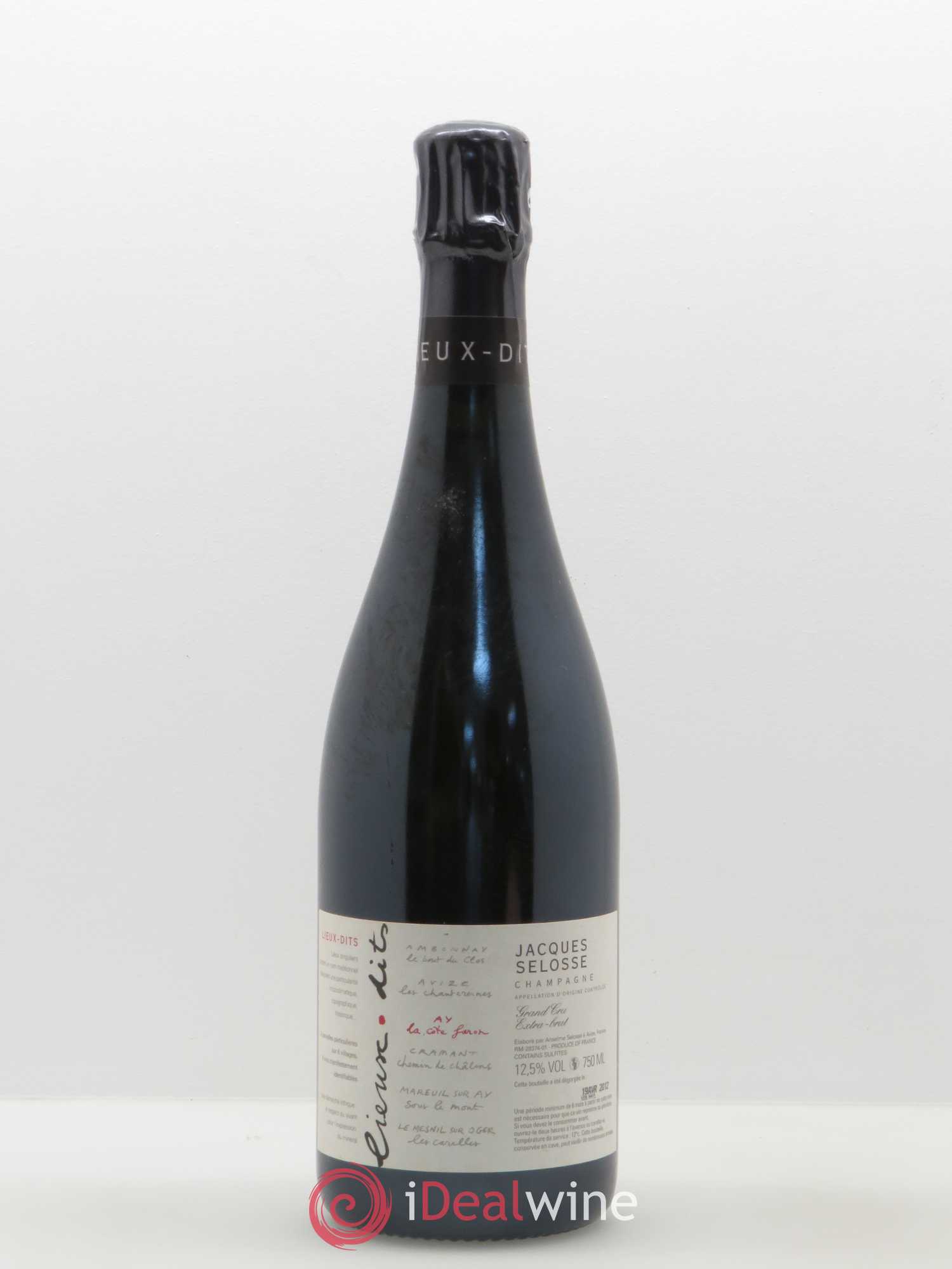 La Côte Faron Blanc de Noirs Grand Cru Extra-Brut Jacques Selosse - Lot de 1 bouteille - 0