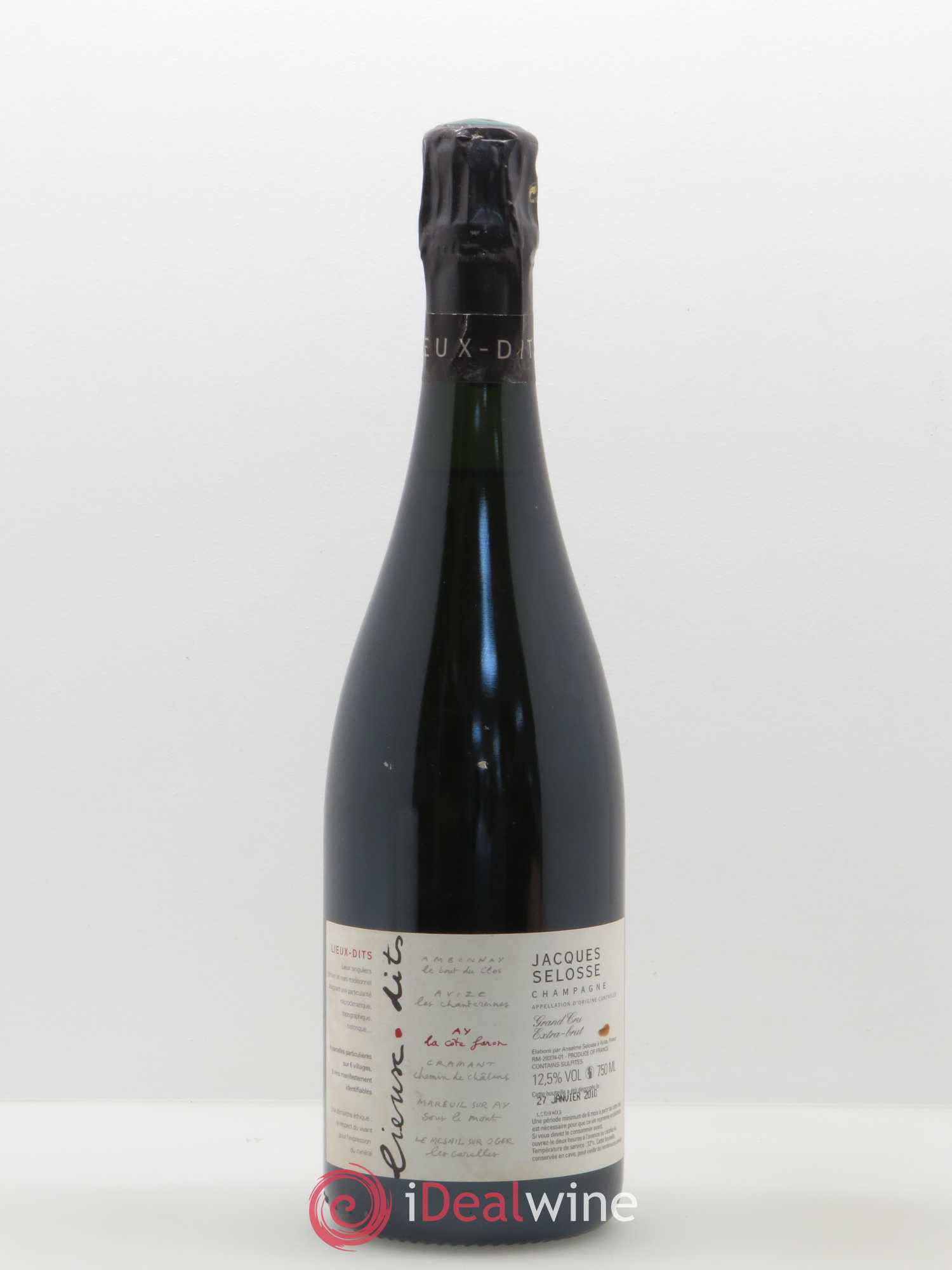 La Côte Faron Blanc de Noirs Grand Cru Extra-Brut Jacques Selosse - Lot de 1 bouteille - 0
