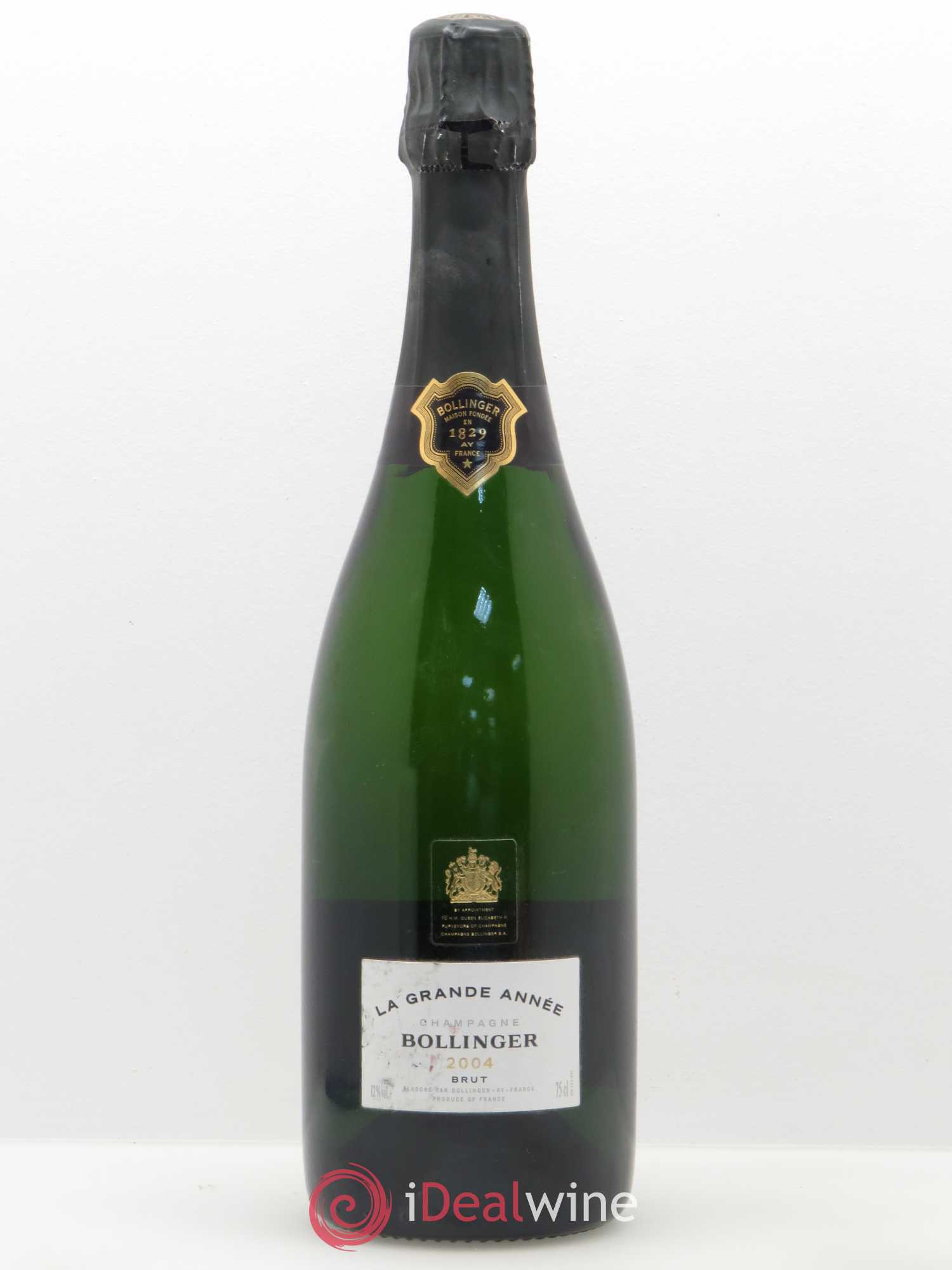 La Grande Année Brut Bollinger 2004 - Lot de 1 bouteille - 0