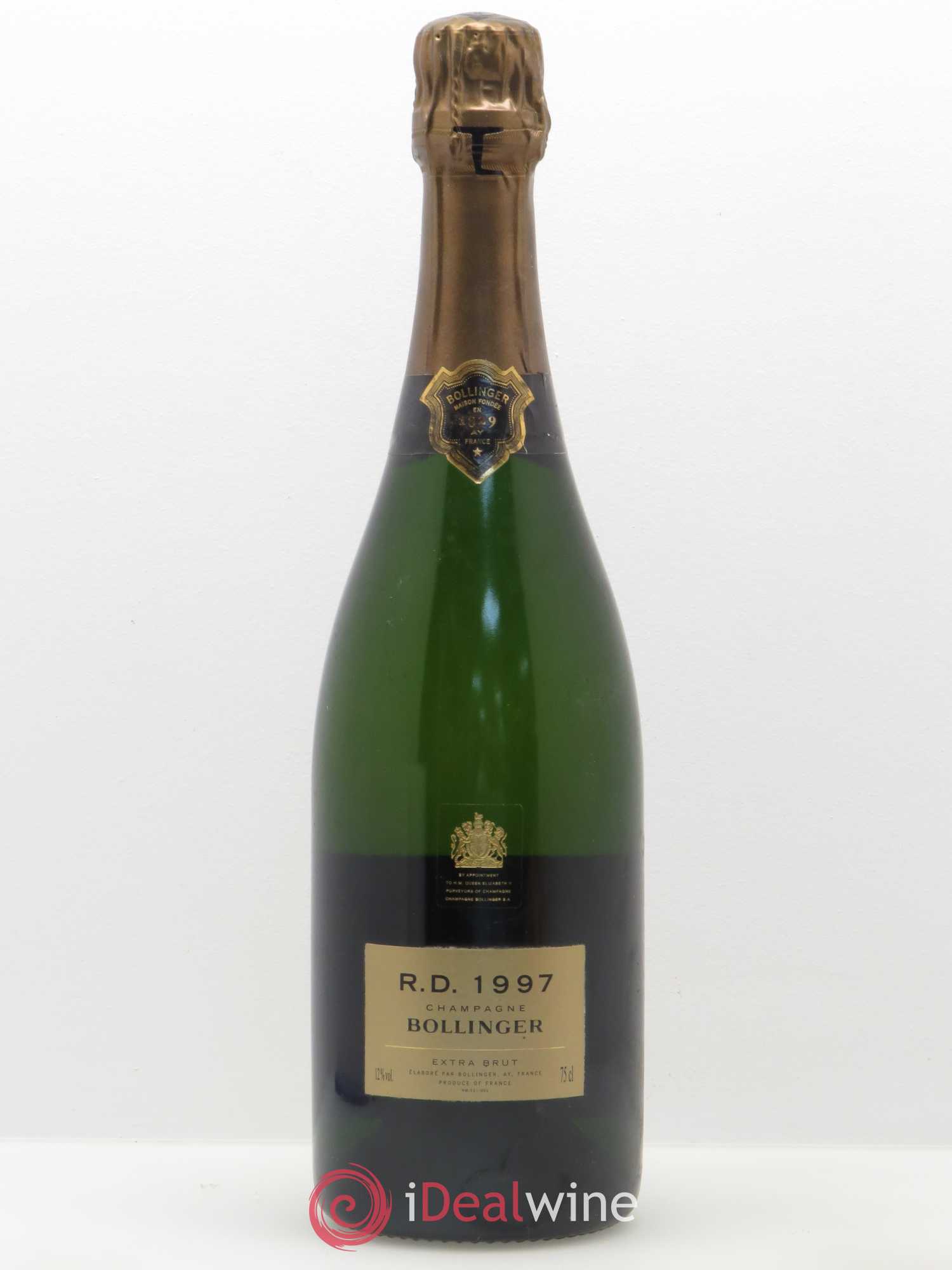 R.D. Extra-Brut Bollinger 1997 - Lot de 1 bouteille - 0