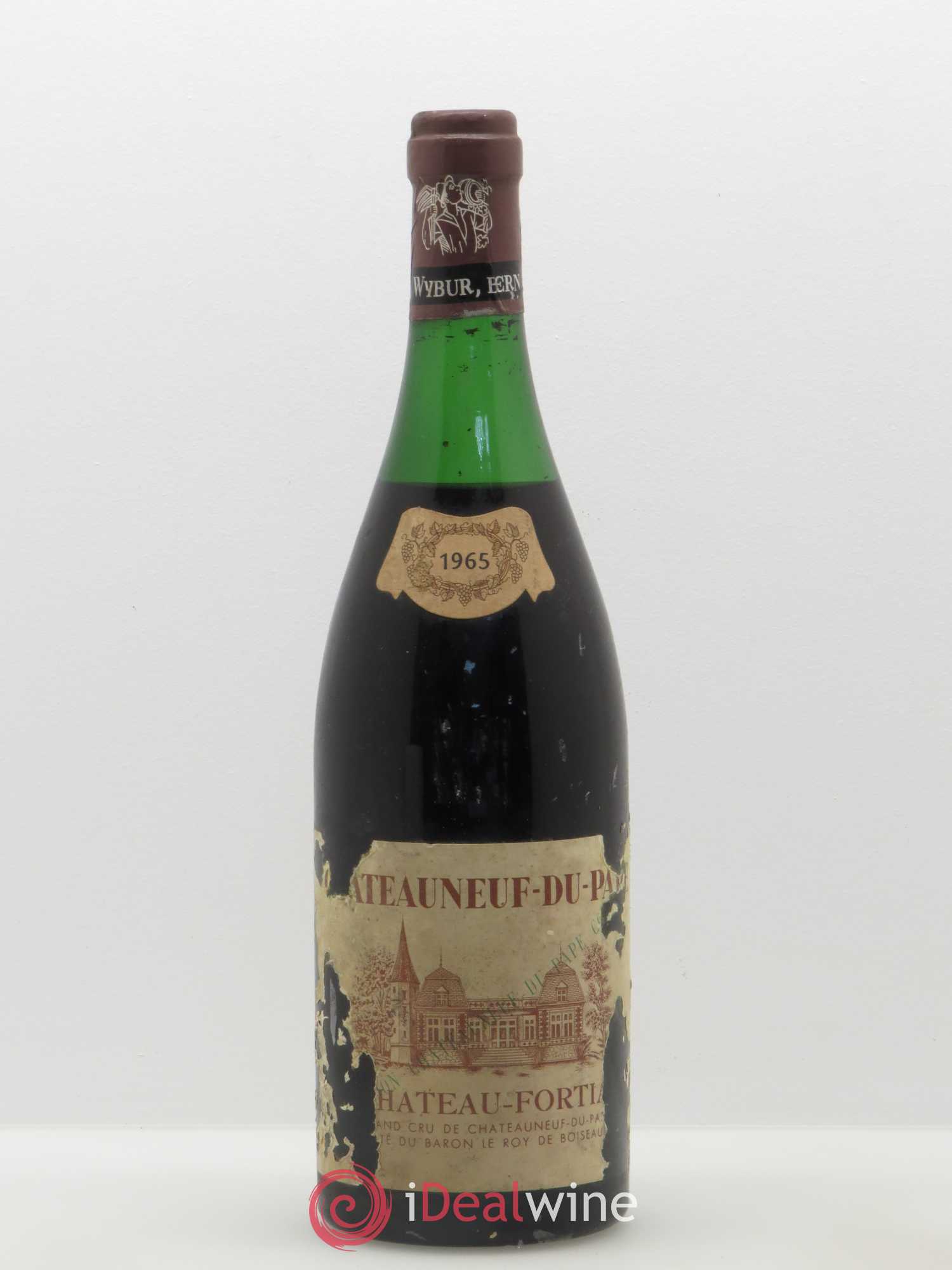 Châteauneuf-du-Pape Château Fortia 1965 - Lot de 1 bouteille - 0