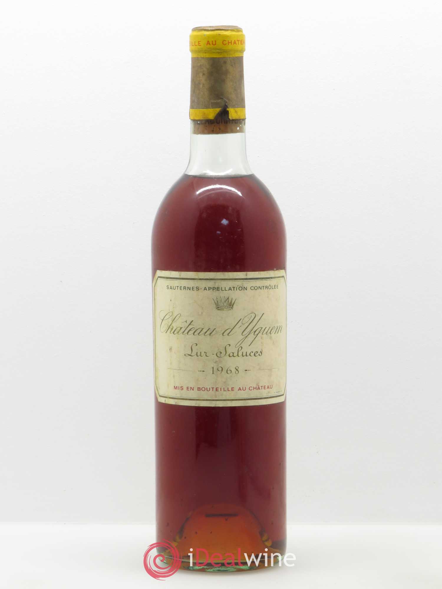 Château d' Yquem 1er Cru Classé Supérieur 1968 - Lotto di 1 bottiglia - 0