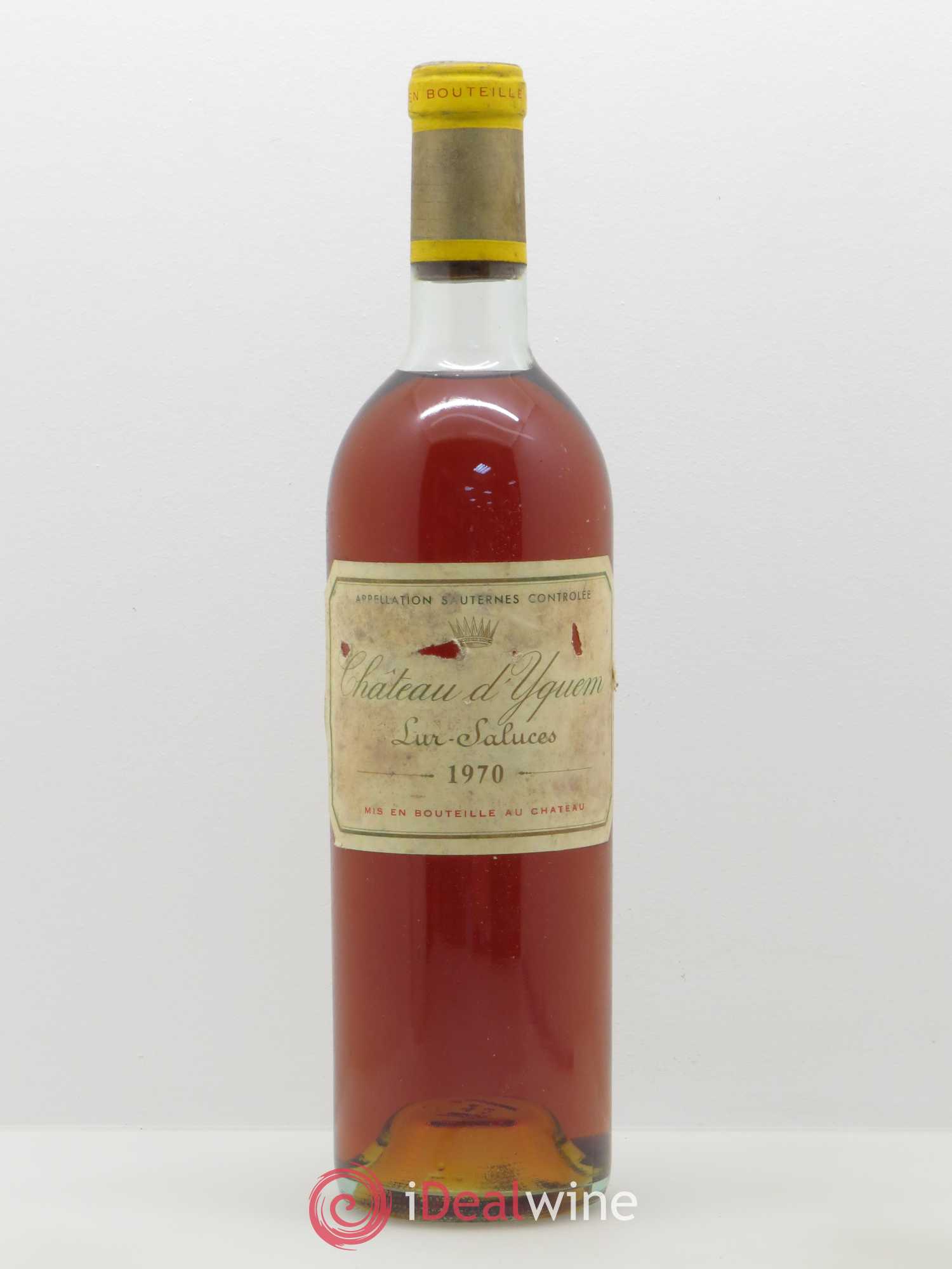 Château d' Yquem 1er Cru Classé Supérieur 1970 - Lotto di 1 bottiglia - 0