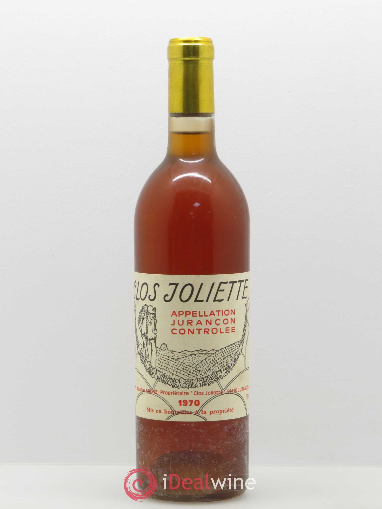 Jurançon Clos Joliette 1970 - Posten von 1 Flasche - 0