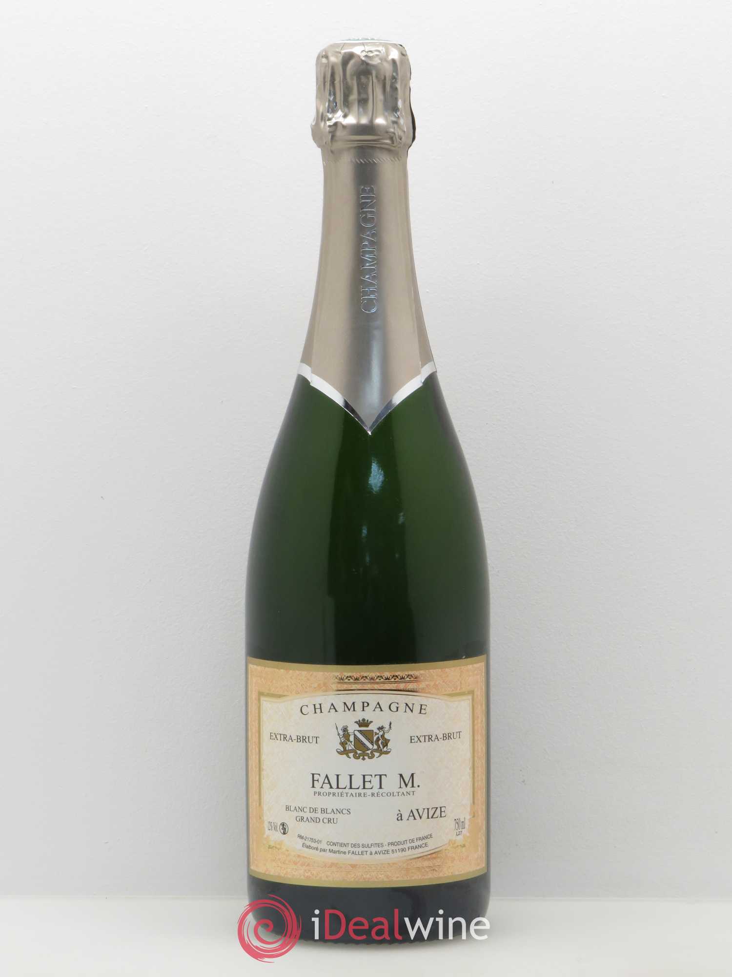 Champagne Avize Fallet Extra Brut Blanc de Blacs - Posten von 1 Flasche - 0