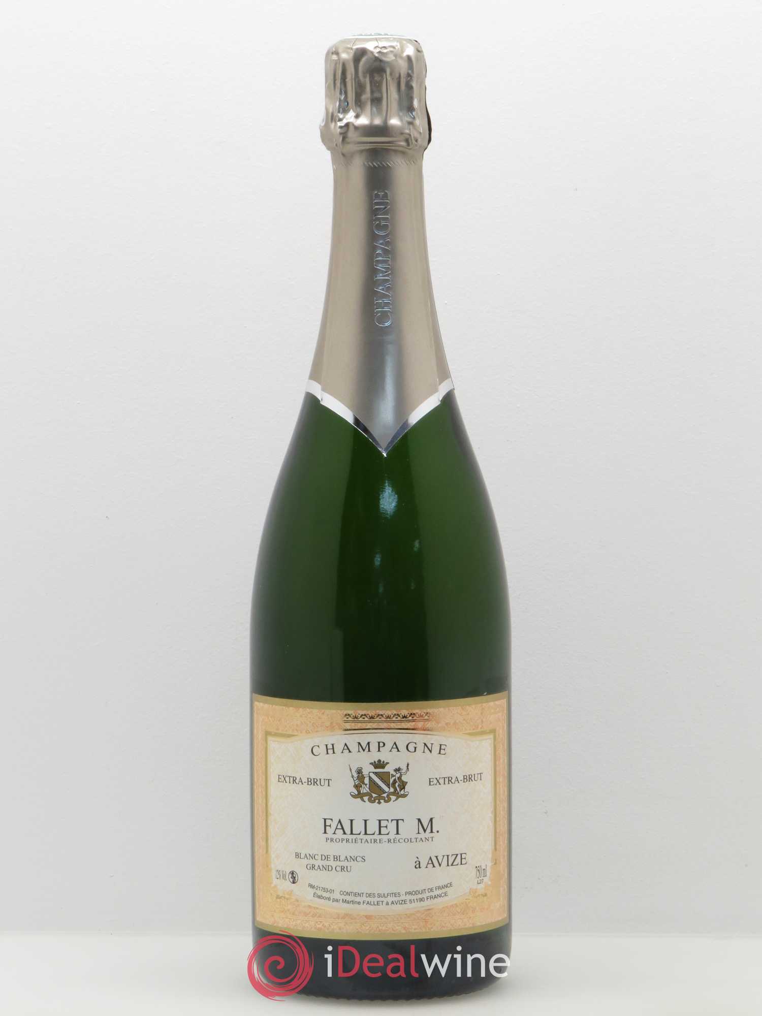 Champagne Avize Fallet Extra Brut Blanc de Blacs - Posten von 1 Flasche - 0