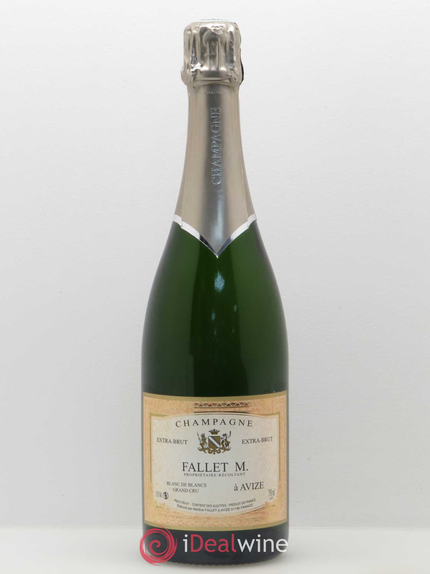 Champagne Avize Fallet Extra Brut Blanc de Blacs - Posten von 1 Flasche - 0