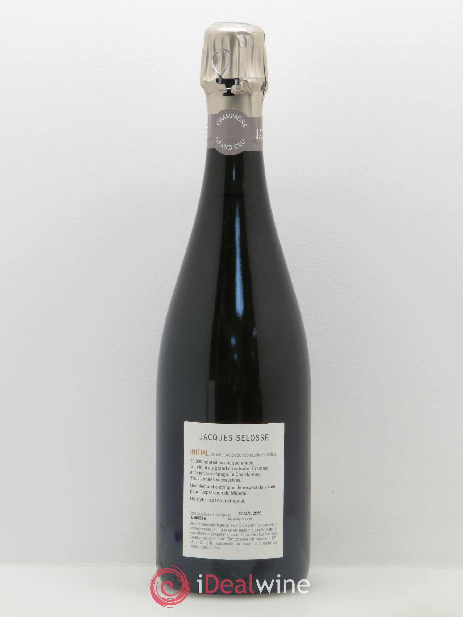 Initial Brut Jacques Selosse - Lot de 1 bouteille - 1