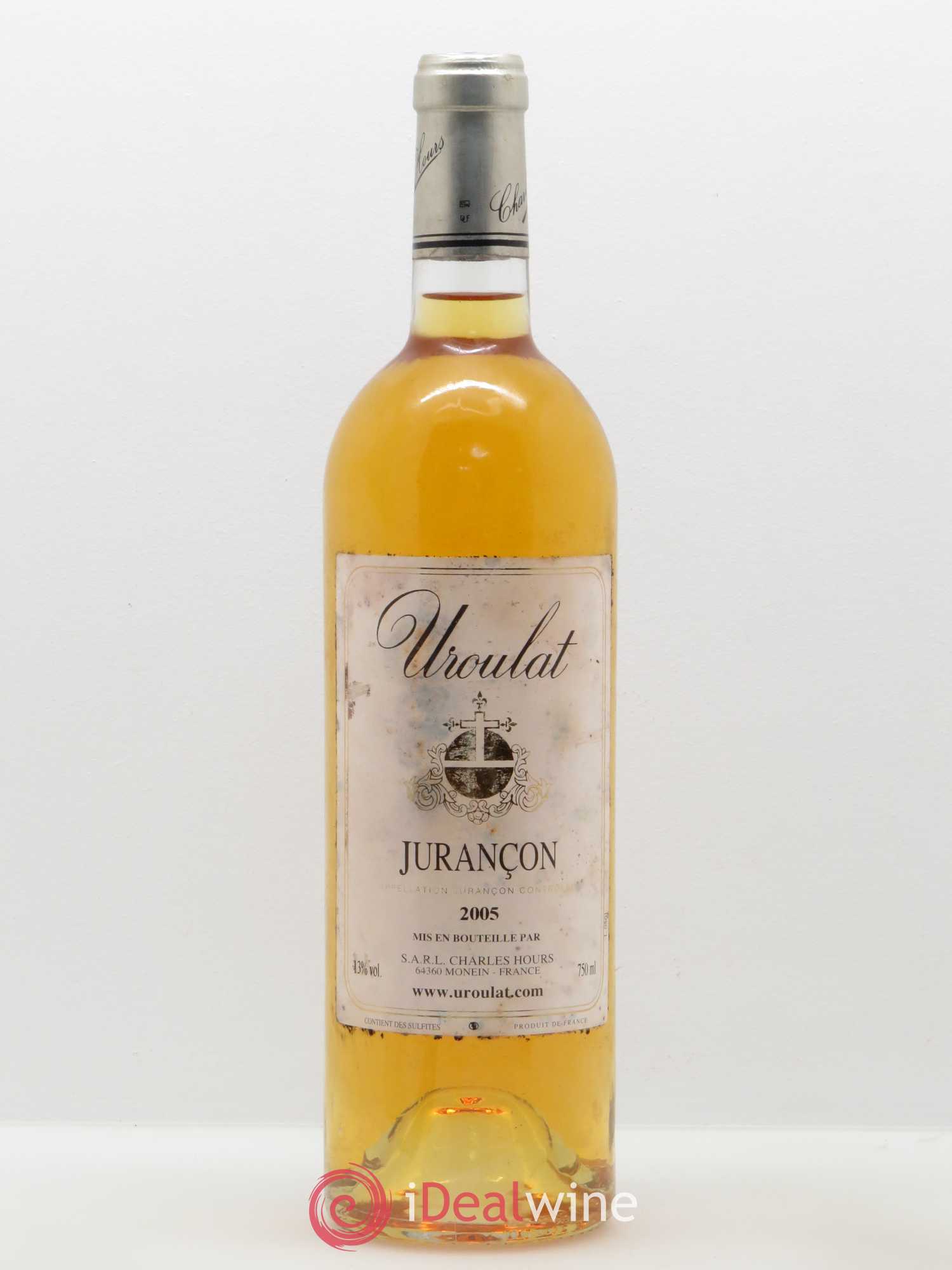 Jurançon Uroulat Charles Hours 2005 - Posten von 1 Flasche - 0
