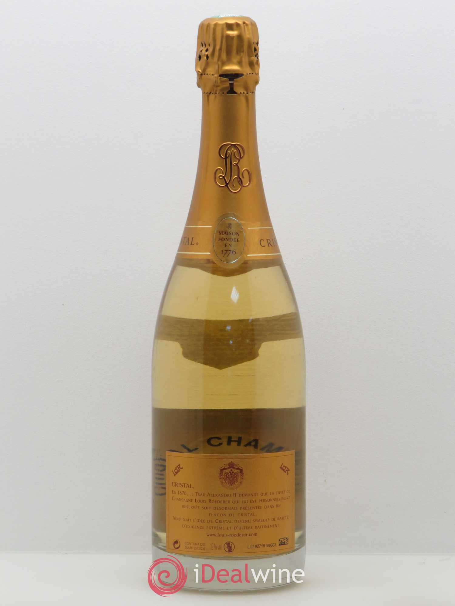 Cristal Louis Roederer 2006 - Lot de 1 bouteille - 1