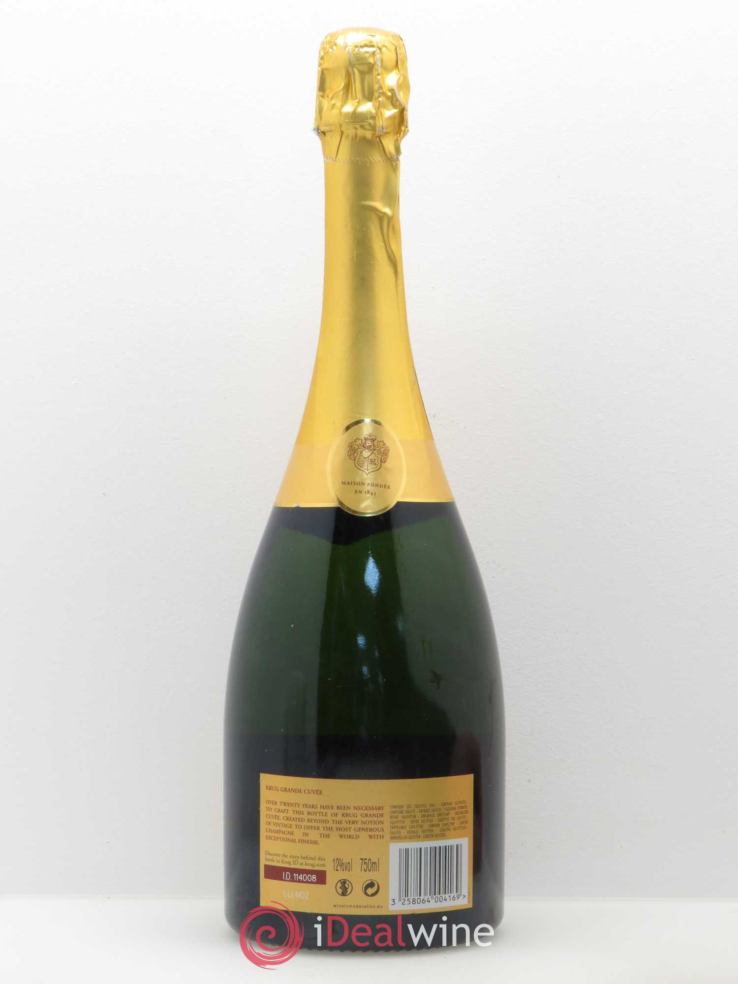Grande Cuvée Brut Krug - Lot de 1 bouteille - 1