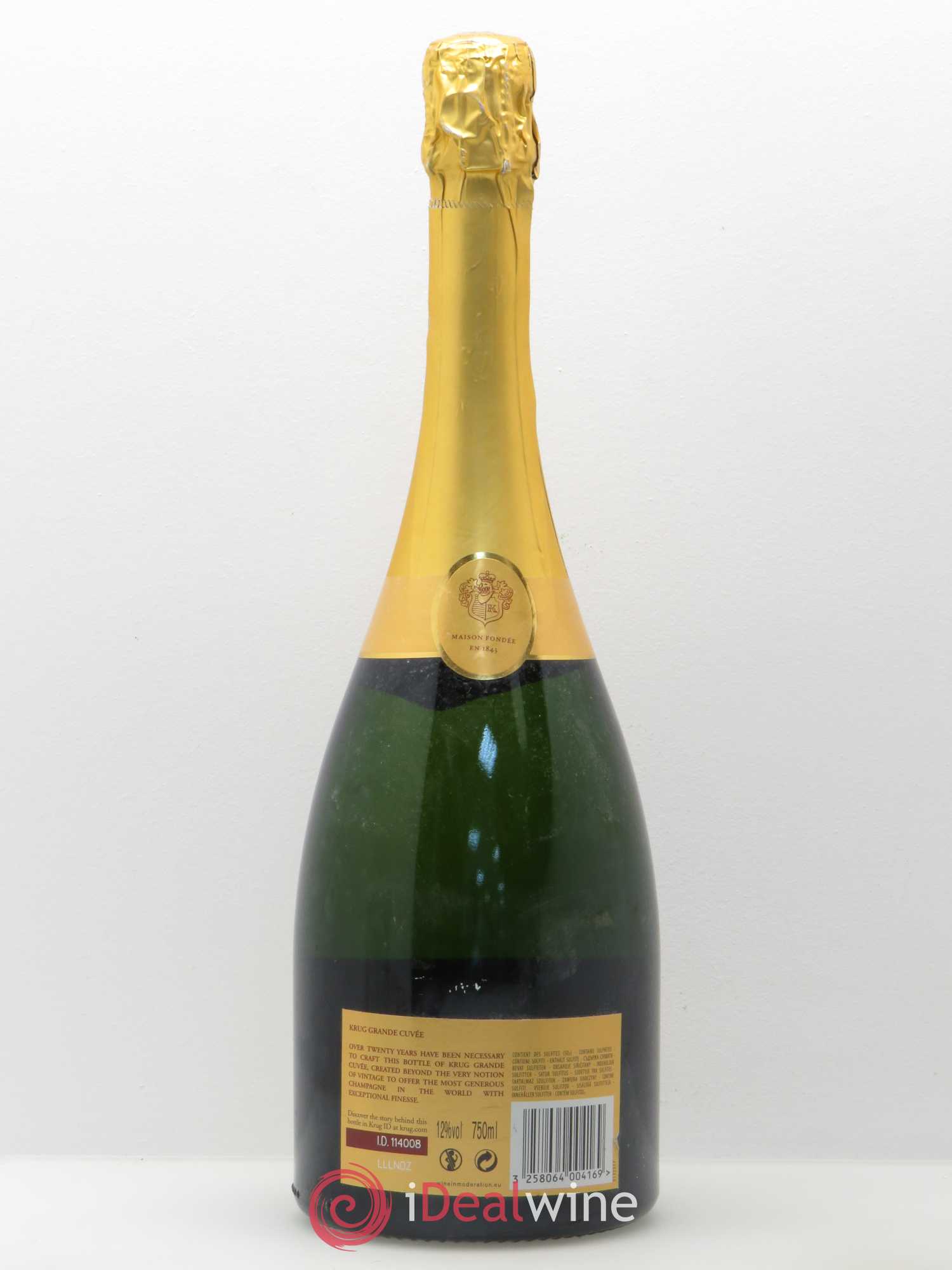 Grande Cuvée Brut Krug - Lot de 1 bouteille - 1