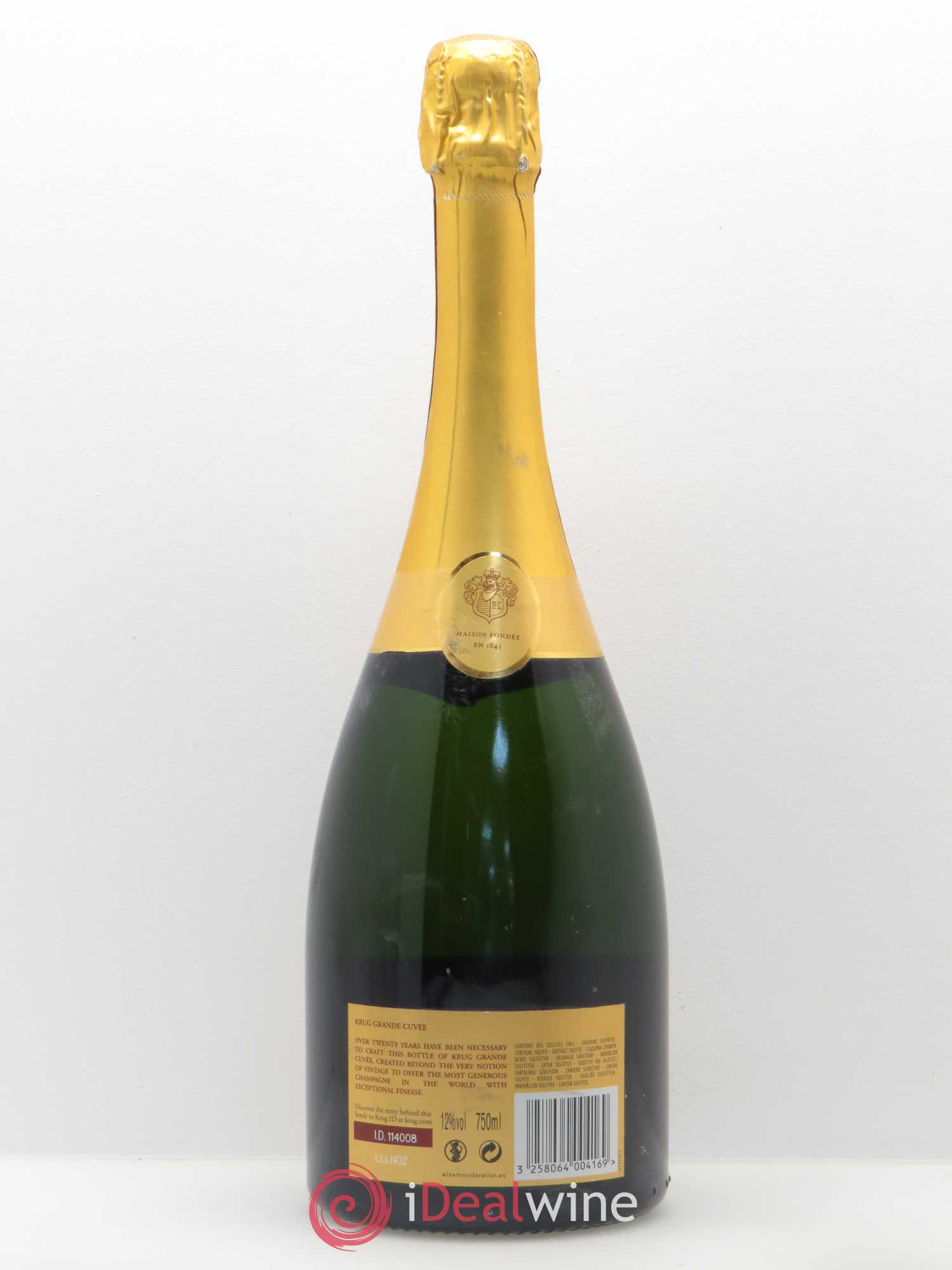 Grande Cuvée Brut Krug - Lot de 1 bouteille - 1