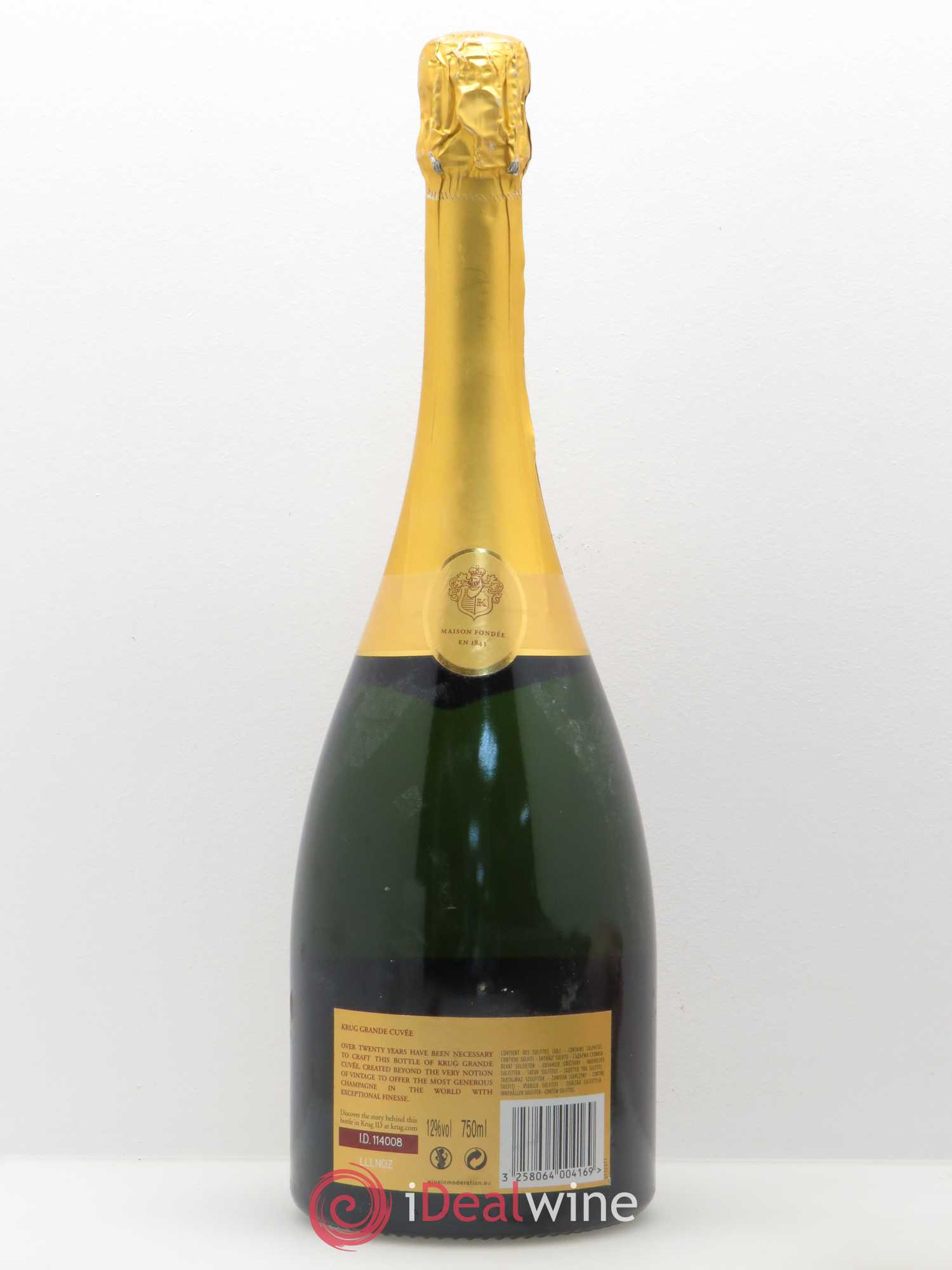 Grande Cuvée Brut Krug - Lot de 1 bouteille - 1