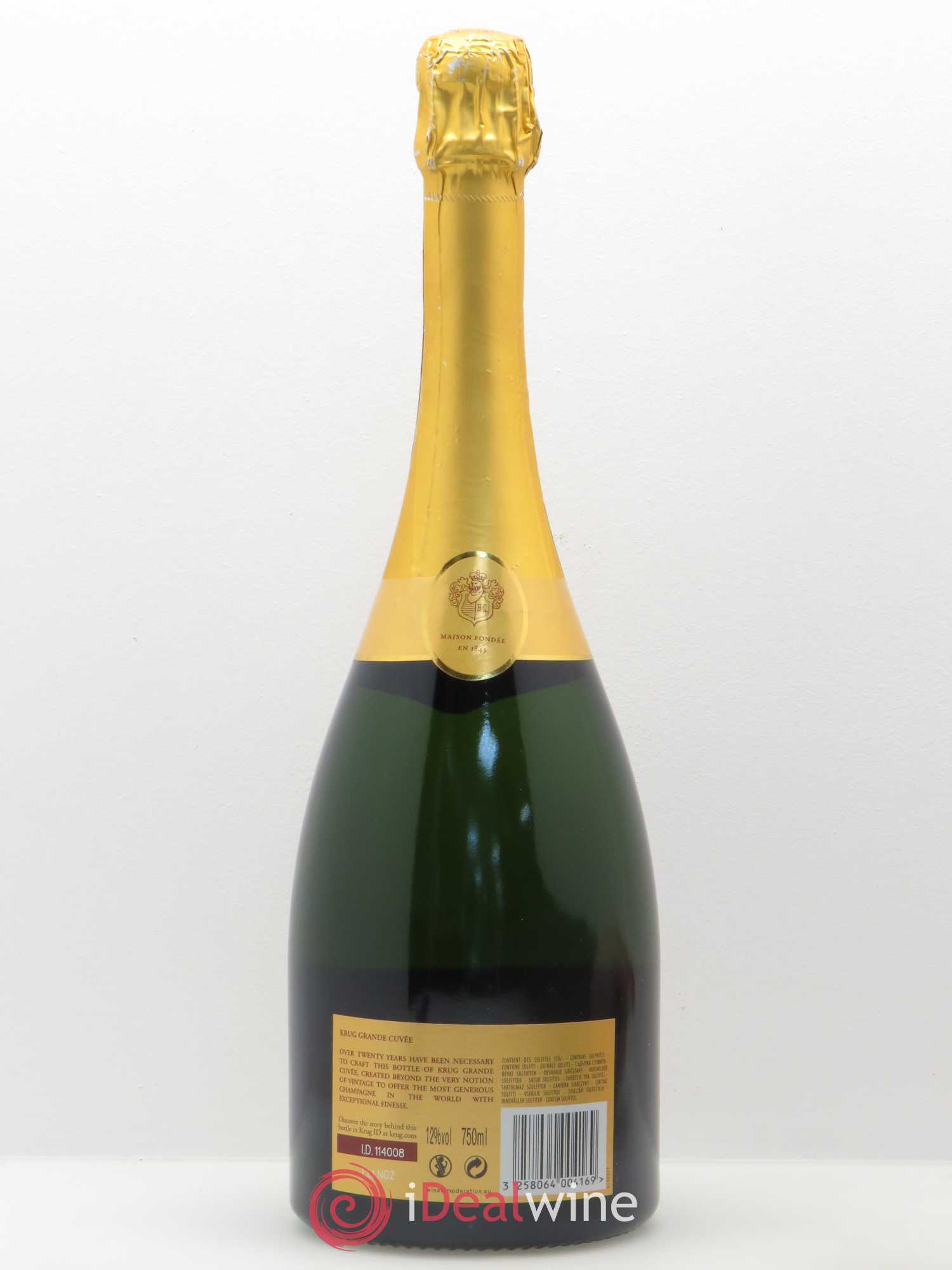 Grande Cuvée Brut Krug - Lot de 1 bouteille - 1