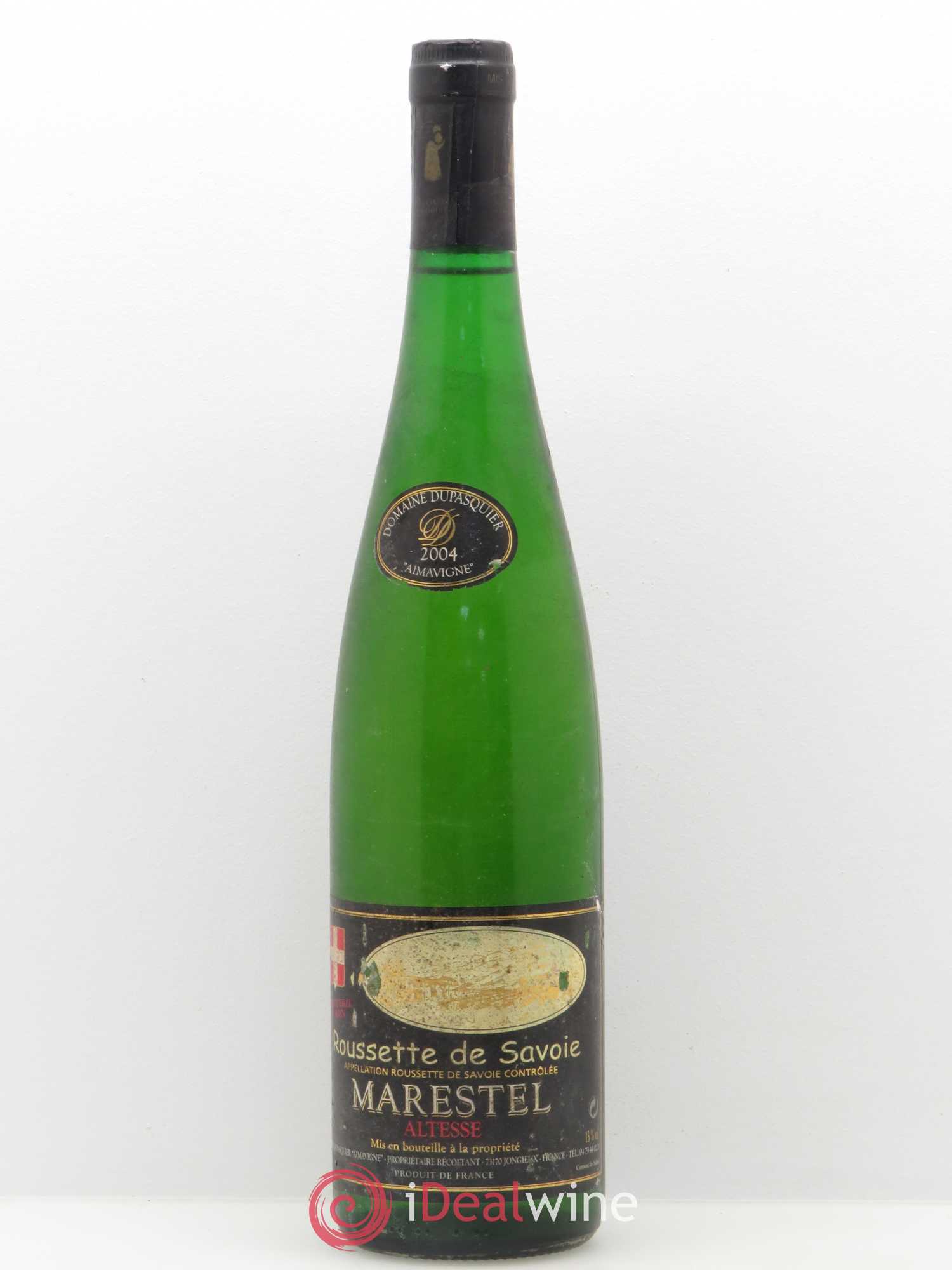 Vin de Savoie Marestel Dupasquier Rousette de Savoie Altesse 2004 - Posten von 1 Flasche - 0