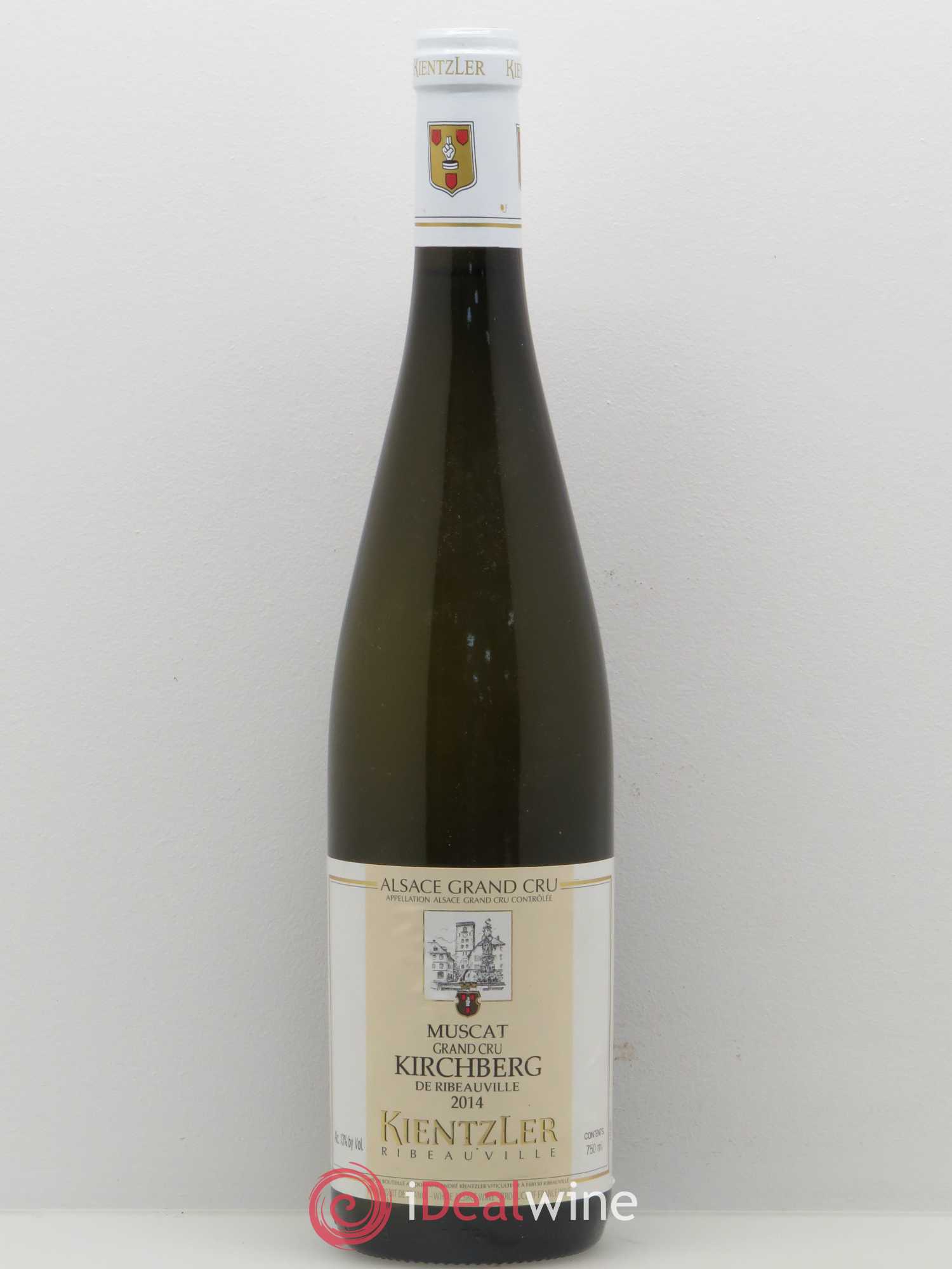 Alsace Muscat Grand Cru Kirchberg de Ribeauvillé Kientzler 2014 - Lot de 1 bouteille - 0