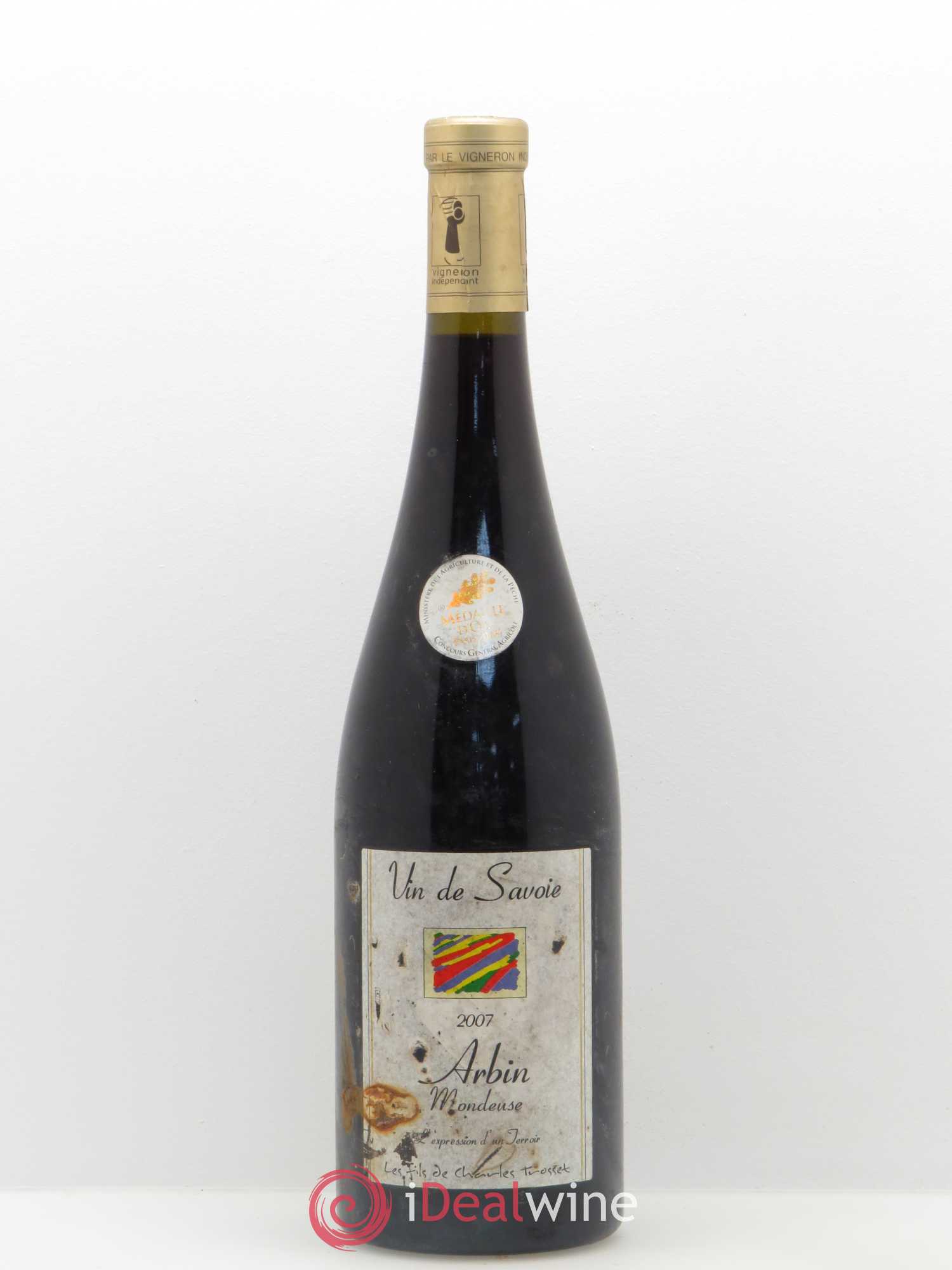 Arbois Mondeuse D'Arbois Confidentielle Trosset 2007 - Posten von 1 Flasche - 0