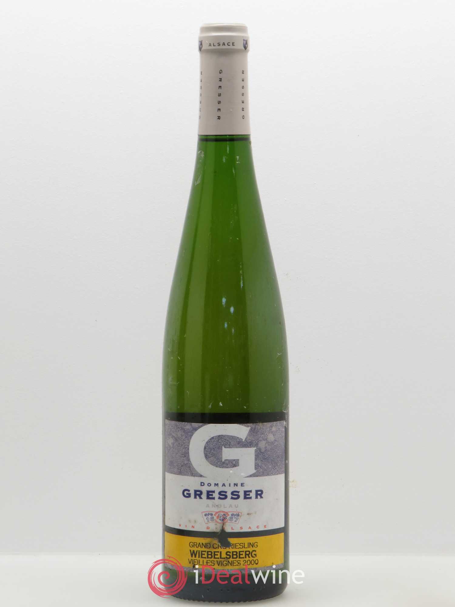 Riesling Grand Cru Wiebelsberg Vieilles Vignes Remi Gresser 2000 - Posten von 1 Flasche - 0