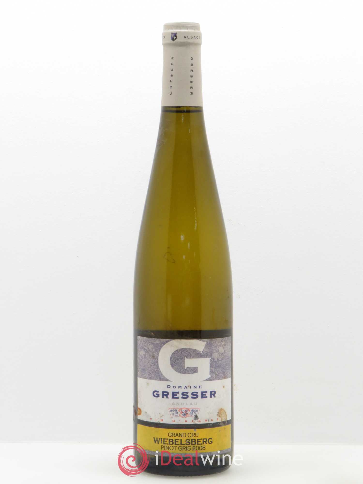 Pinot Gris Wiebelsberg Remi Gresser 2008 - Posten von 1 Flasche - 0