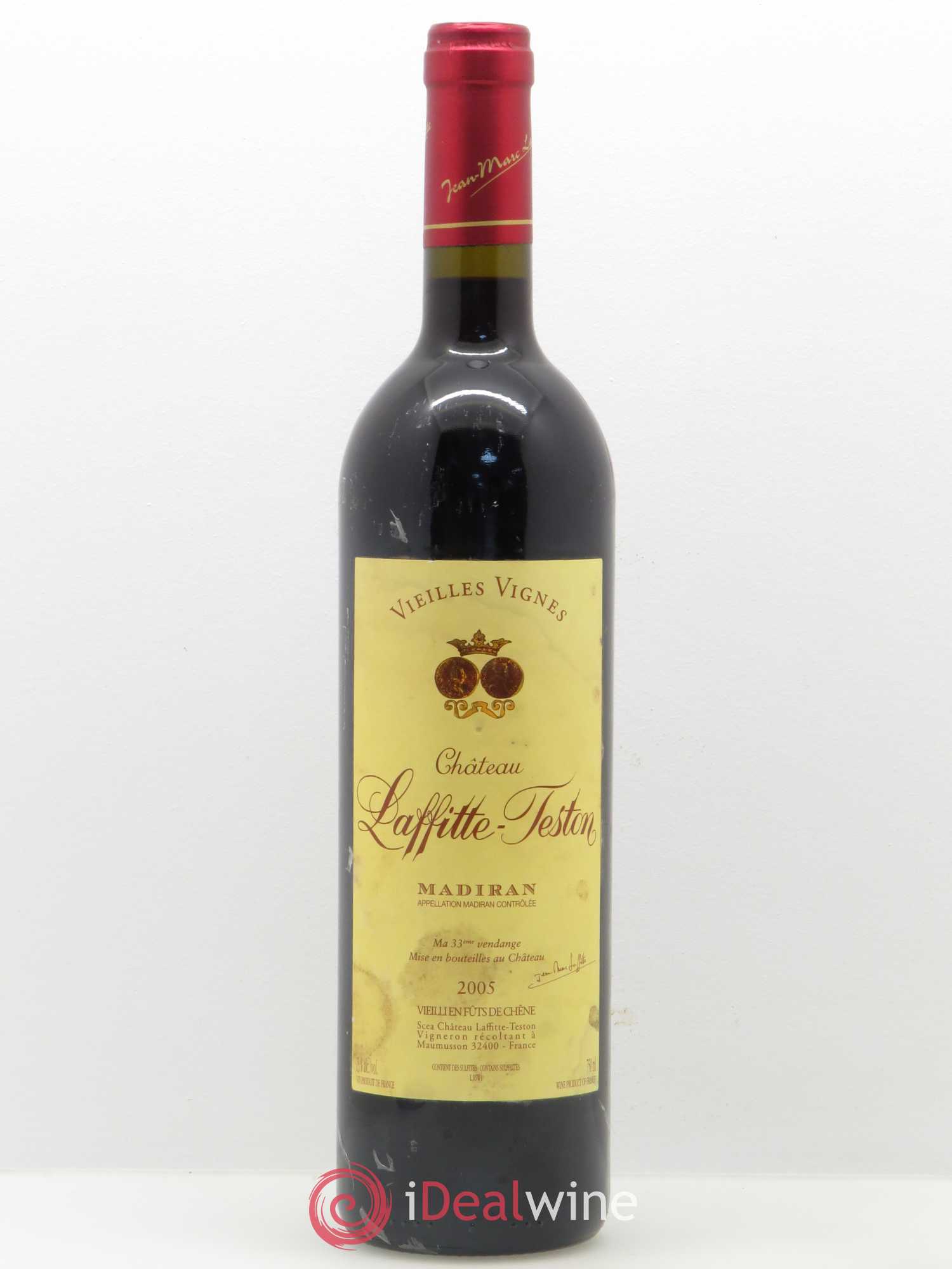 Madiran Vieilles Vignes Laffitte Teston 2005 - Posten von 1 Flasche - 0