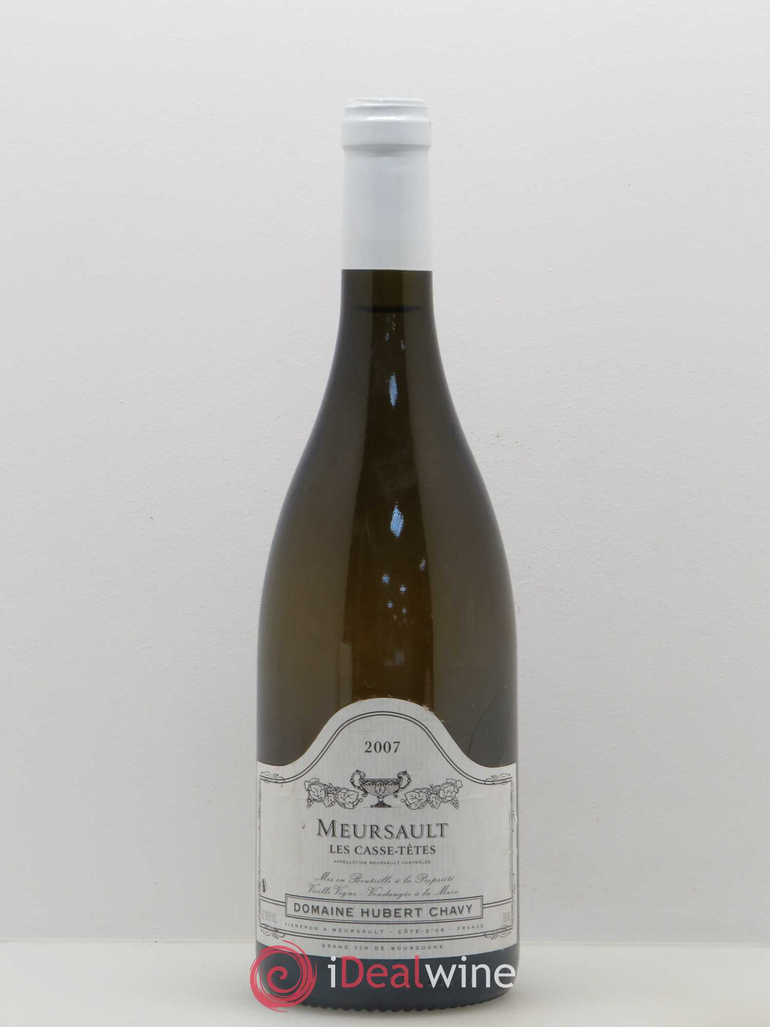 Meursault Les Casse-Têtes Vieille Vigne Chavy-Chouet 2007 - Lot de 1 bouteille - 0