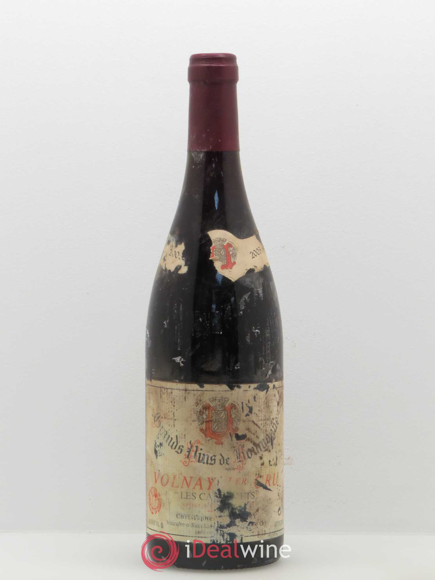 Volnay 1er Cru Caillerets Christophe vaudoisey 2005 - Lot de 1 bouteille - 0