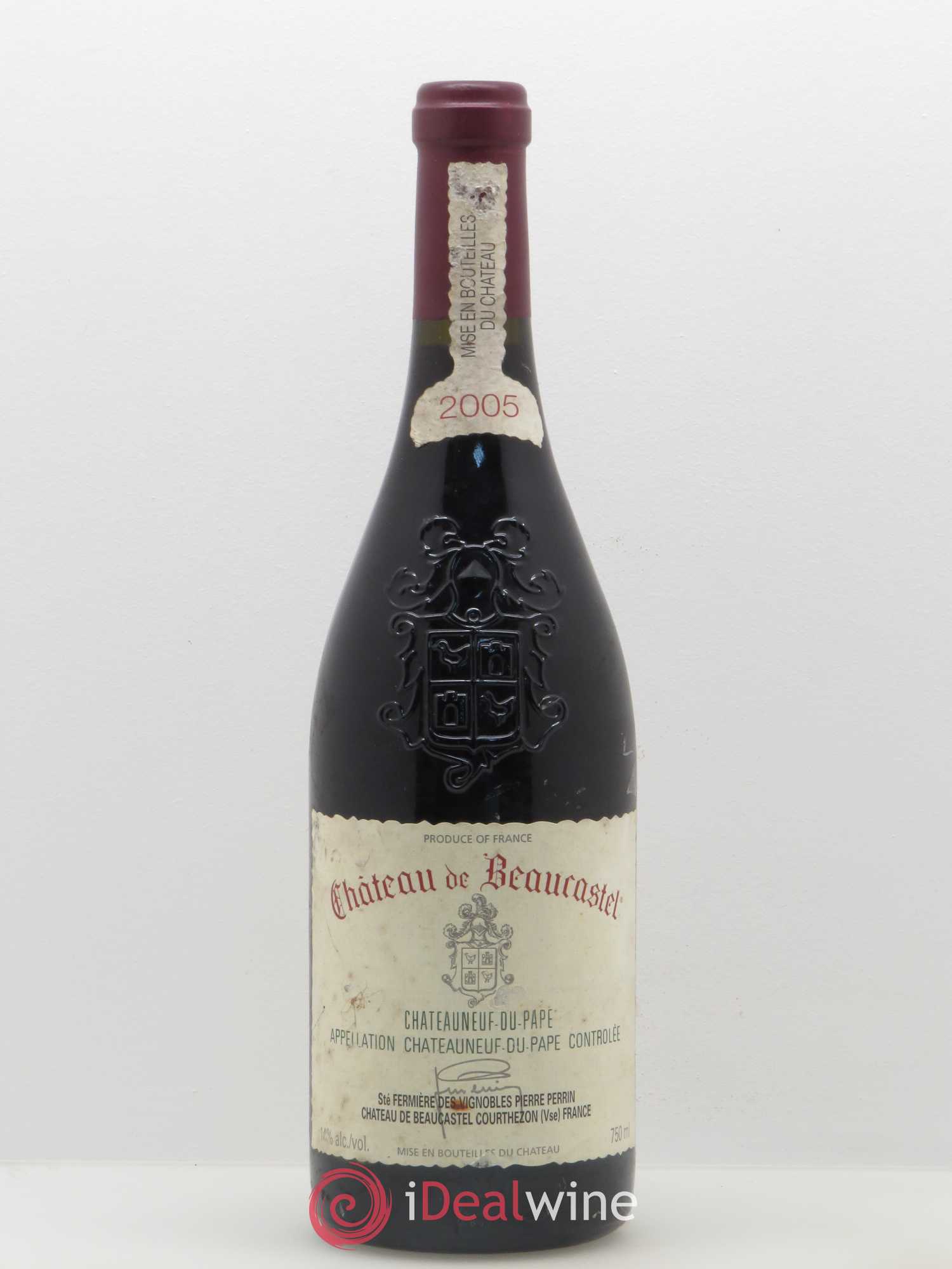 Châteauneuf-du-Pape Château de Beaucastel Famille Perrin 2005 - Lot de 1 bouteille - 0
