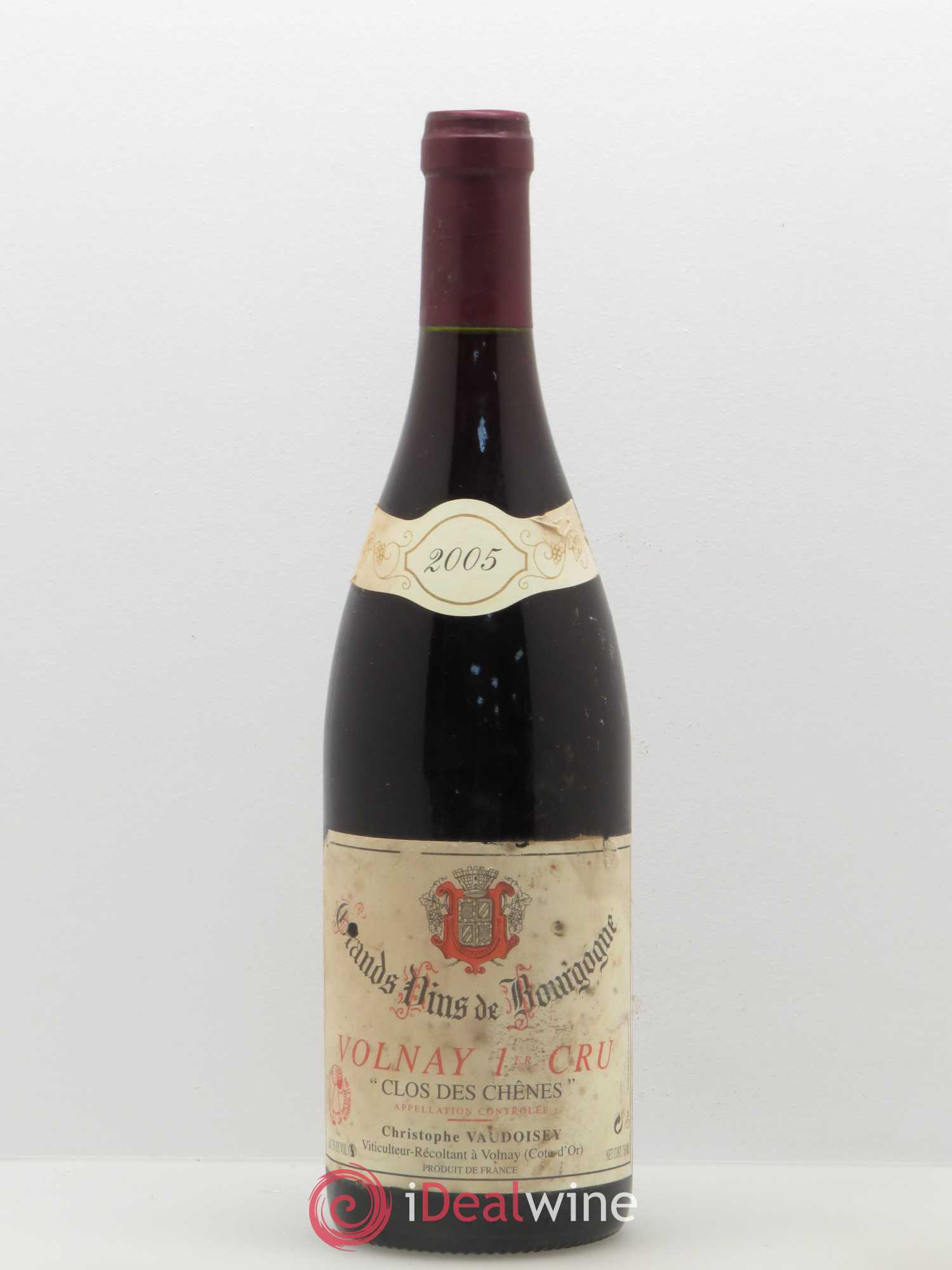 Volnay 1er Cru Clos Des Chenes Christophe Vaudoisey 2005 - Posten von 1 Flasche - 0