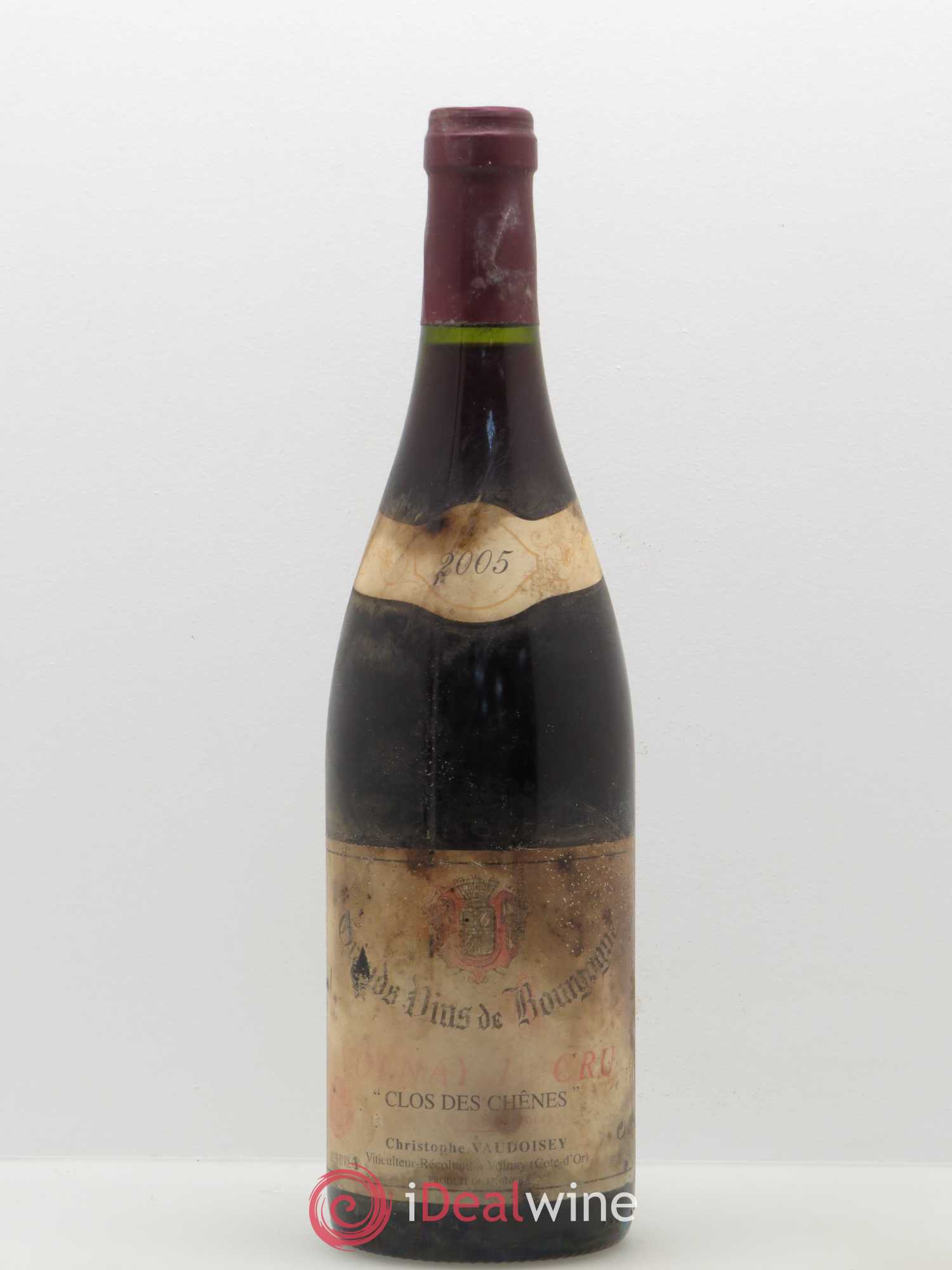 Volnay 1er Cru Clos Des Chenes Christophe Vaudoisey 2005 - Posten von 1 Flasche - 0