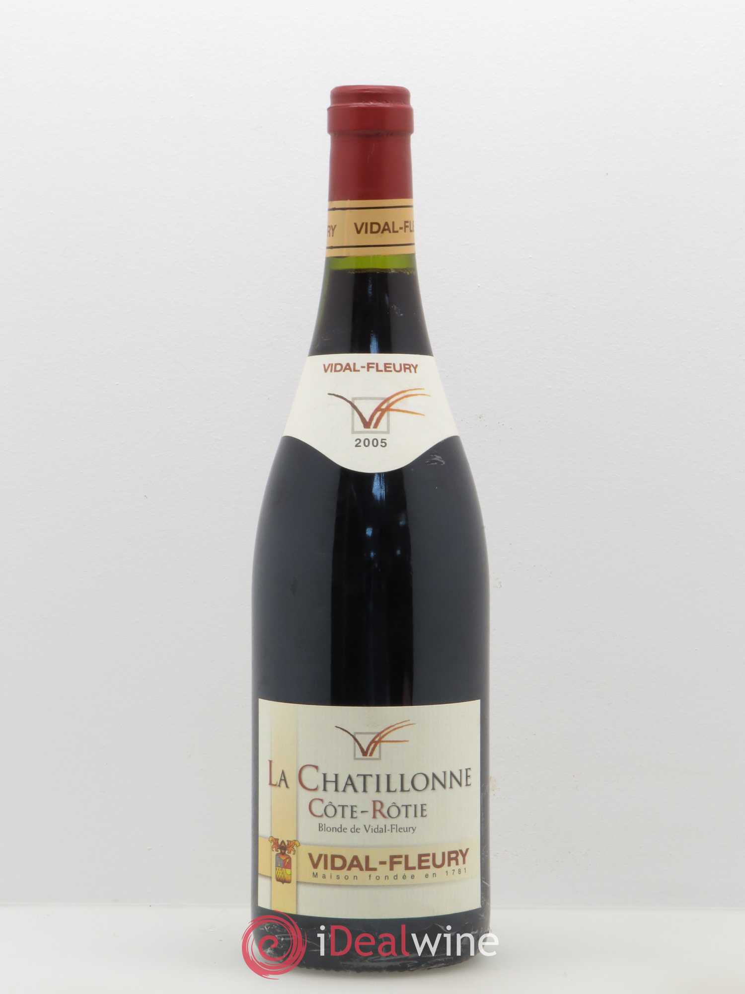 Côte-Rôtie la Chatillonne Côte Blonde Vidal Fleury 2005 - Lot de 1 bouteille - 0