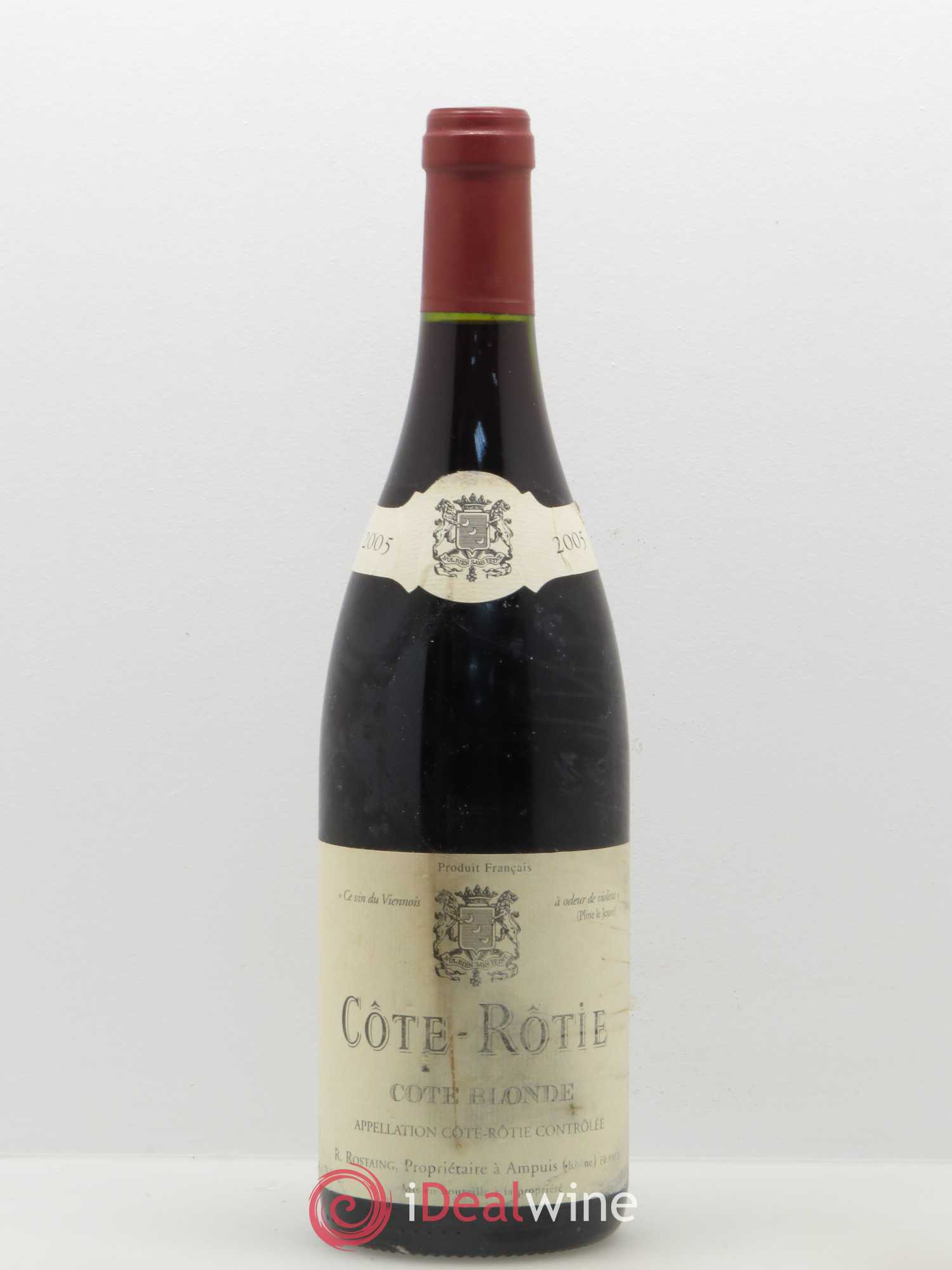 Côte-Rôtie Côte Blonde René Rostaing 2005 - Posten von 1 Flasche - 0