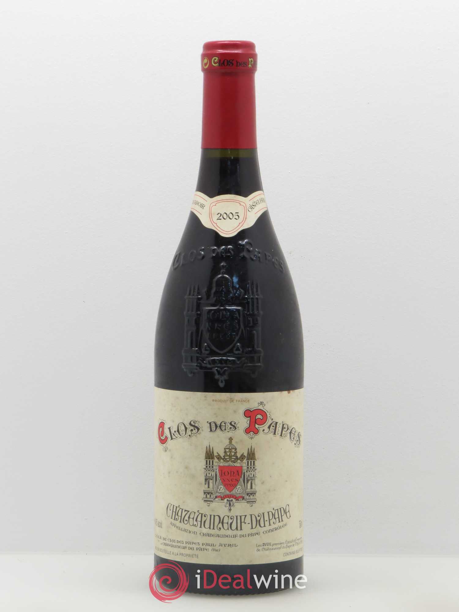 Châteauneuf-du-Pape Clos des Papes - Paul Avril 2005 - Lot de 1 bouteille - 0