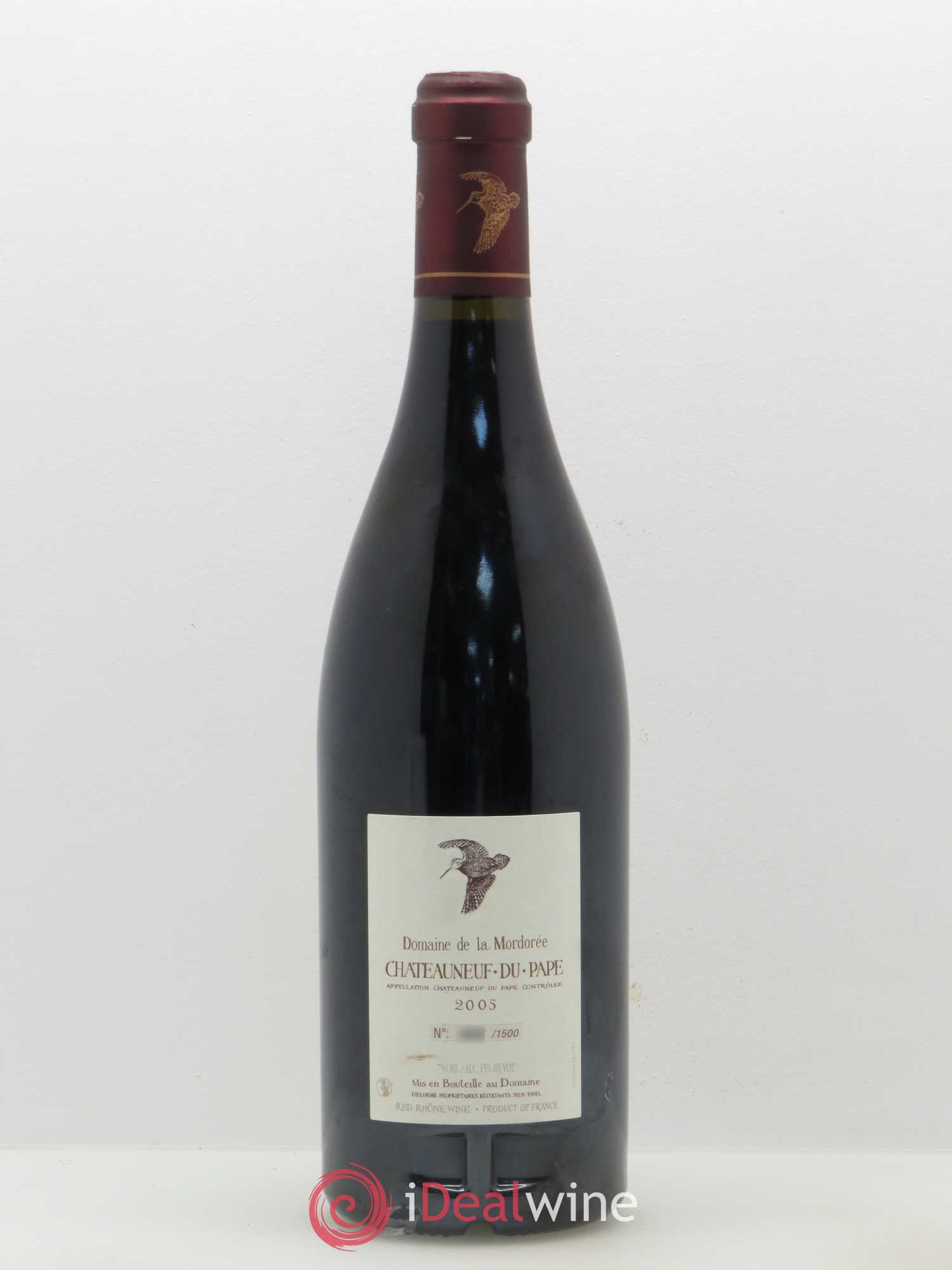 Châteauneuf-du-Pape La Plume du Peintre La Mordorée (Domaine de) 2005 - Lot de 1 bouteille - 1
