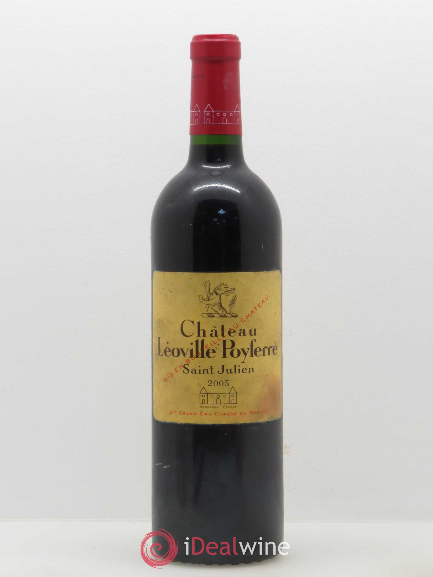 Château Léoville Poyferré 2ème Grand Cru Classé 2005 - Lot de 1 bouteille - 0