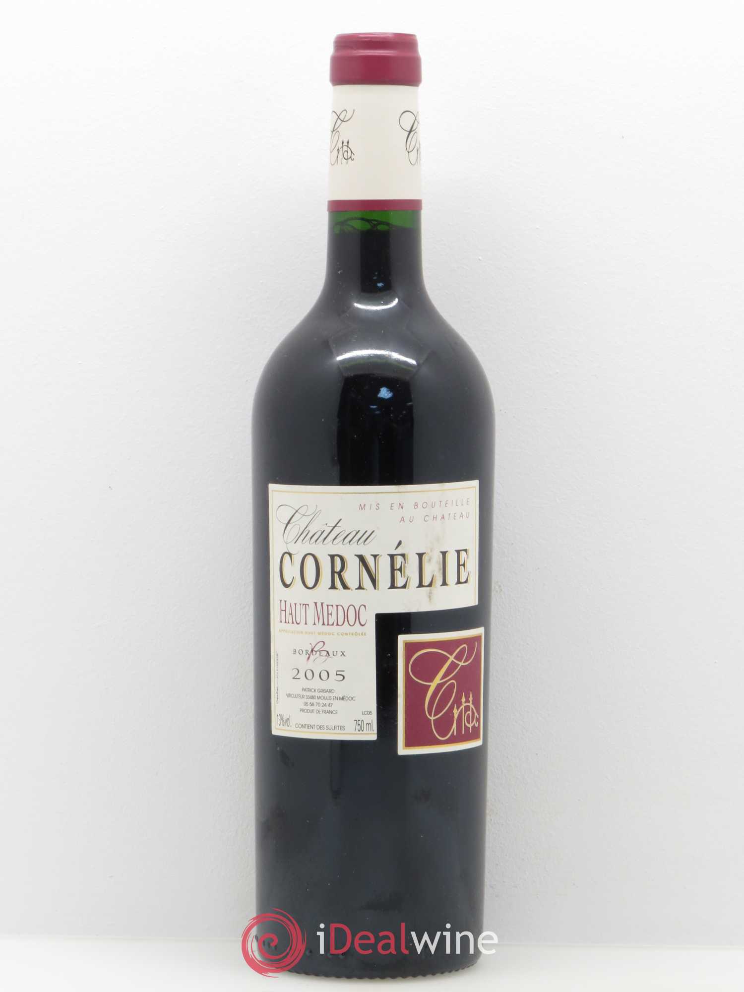 Haut Médoc Château Cornelie 2005 - Lot de 1 bouteille - 0