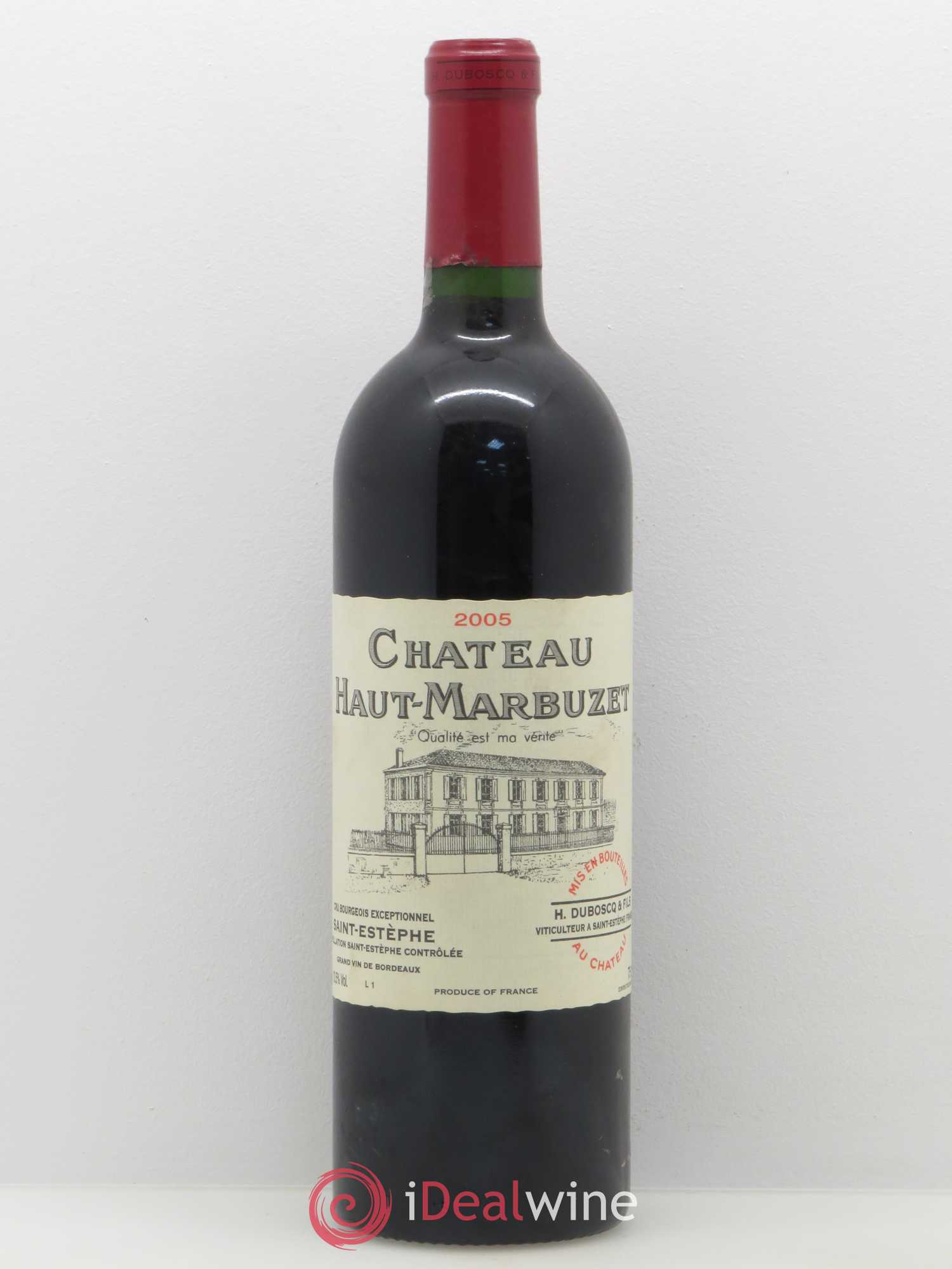 Château Haut Marbuzet 2005 - Lot de 1 bouteille - 0