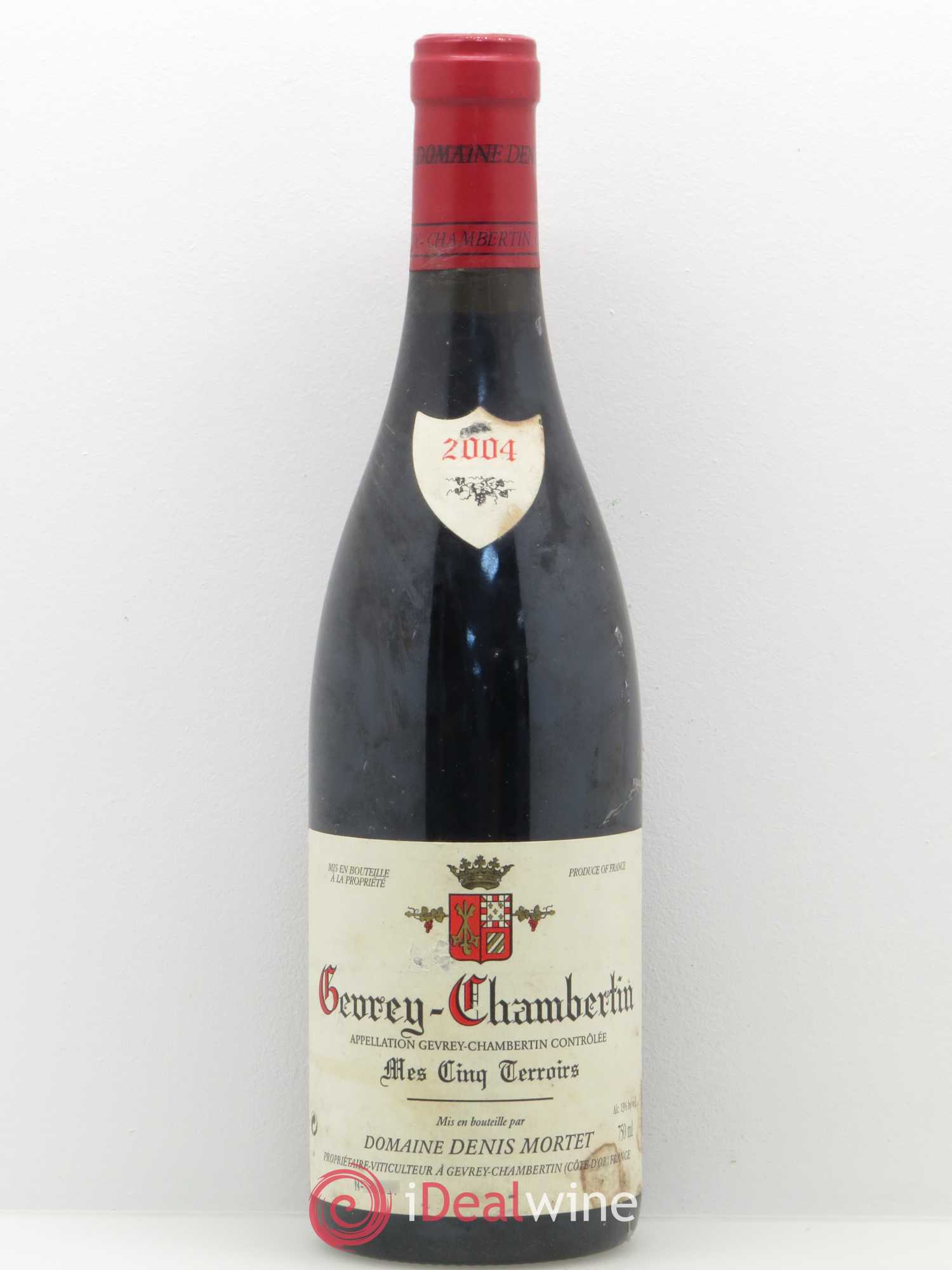 Gevrey-Chambertin Mes Cinq Terroirs Denis Mortet (Domaine) 2004 - Lot de 1 bouteille - 0