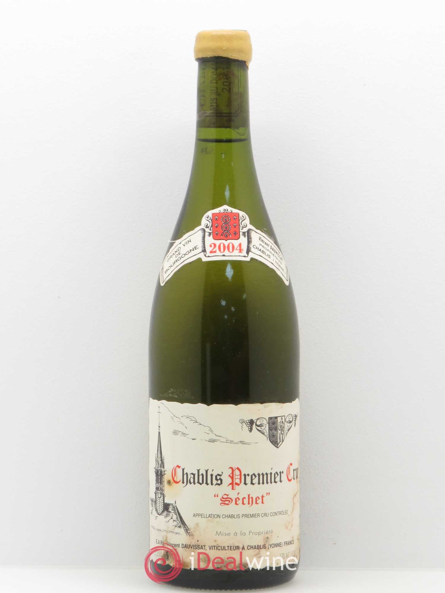 Chablis 1er Cru Séchet Vincent Dauvissat (Domaine) 2004 - Posten von 1 Flasche - 0