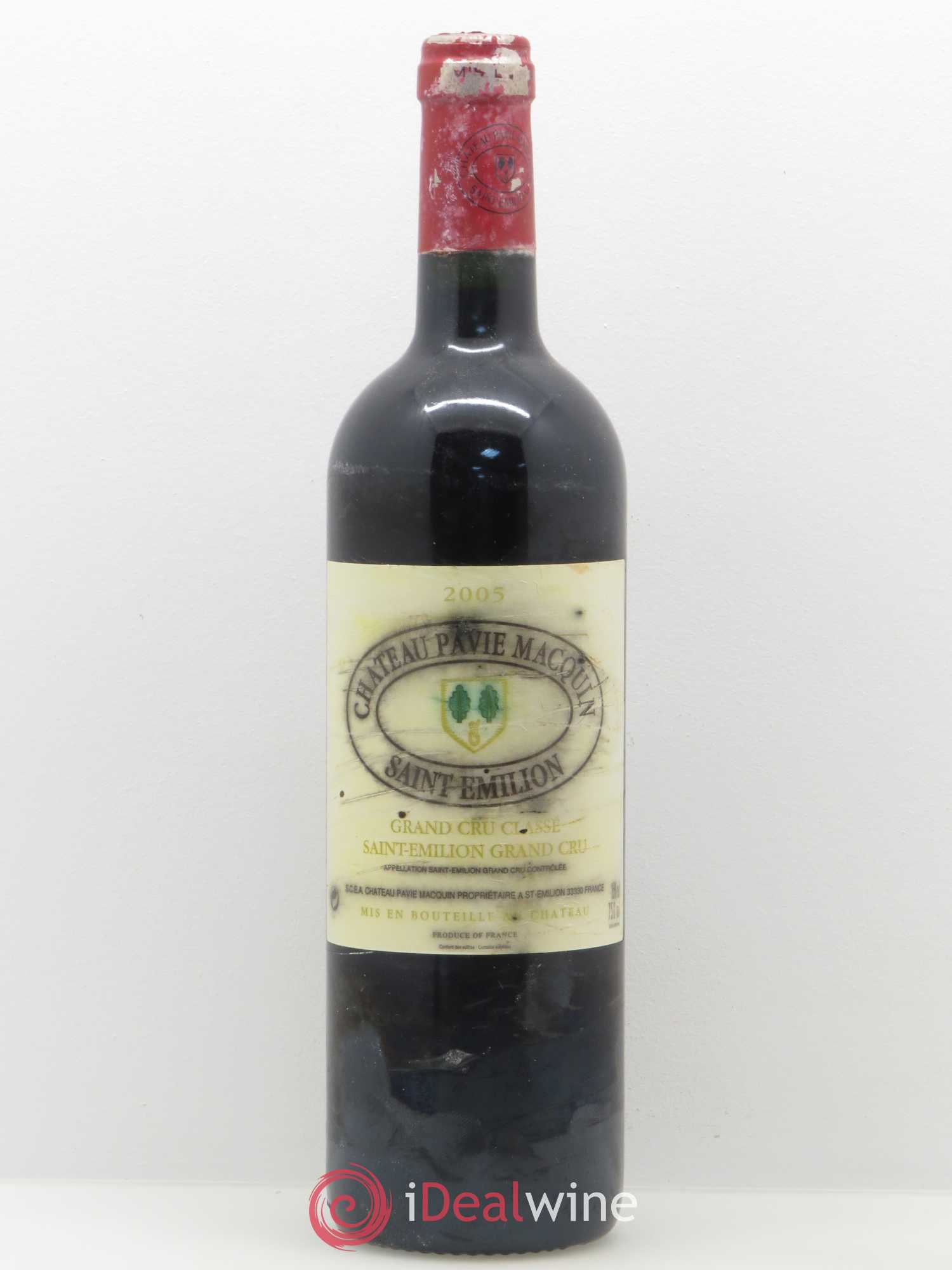 Château Pavie Macquin 1er Grand Cru Classé B 2005 - Lot de 1 bouteille - 0