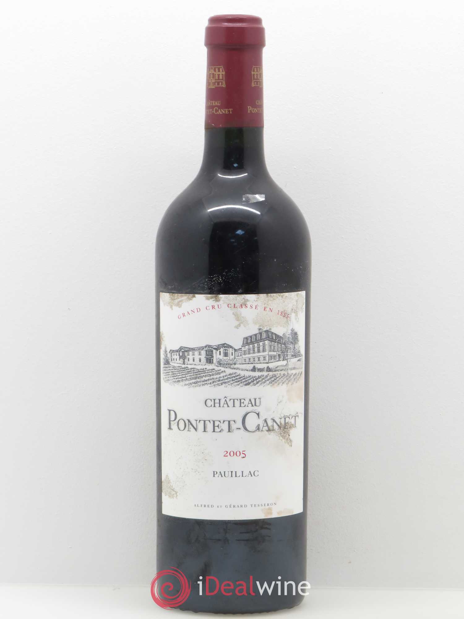 Château Pontet Canet 5ème Grand Cru Classé 2005 - Lot de 1 bouteille - 0