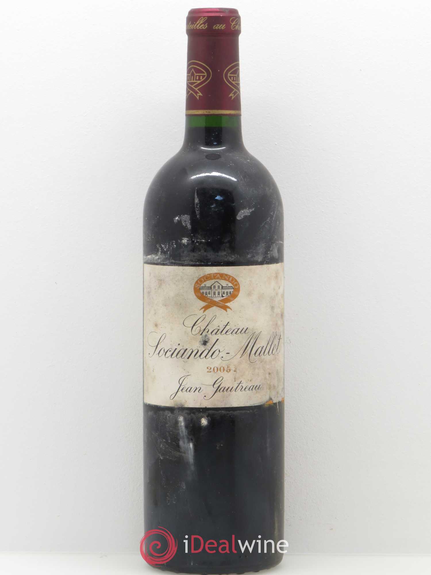 Château Sociando Mallet 2005 - Lot de 1 bouteille - 0