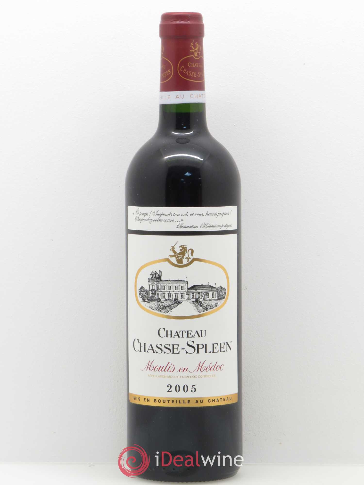 Château Chasse Spleen 2005 - Lot de 1 bouteille - 0
